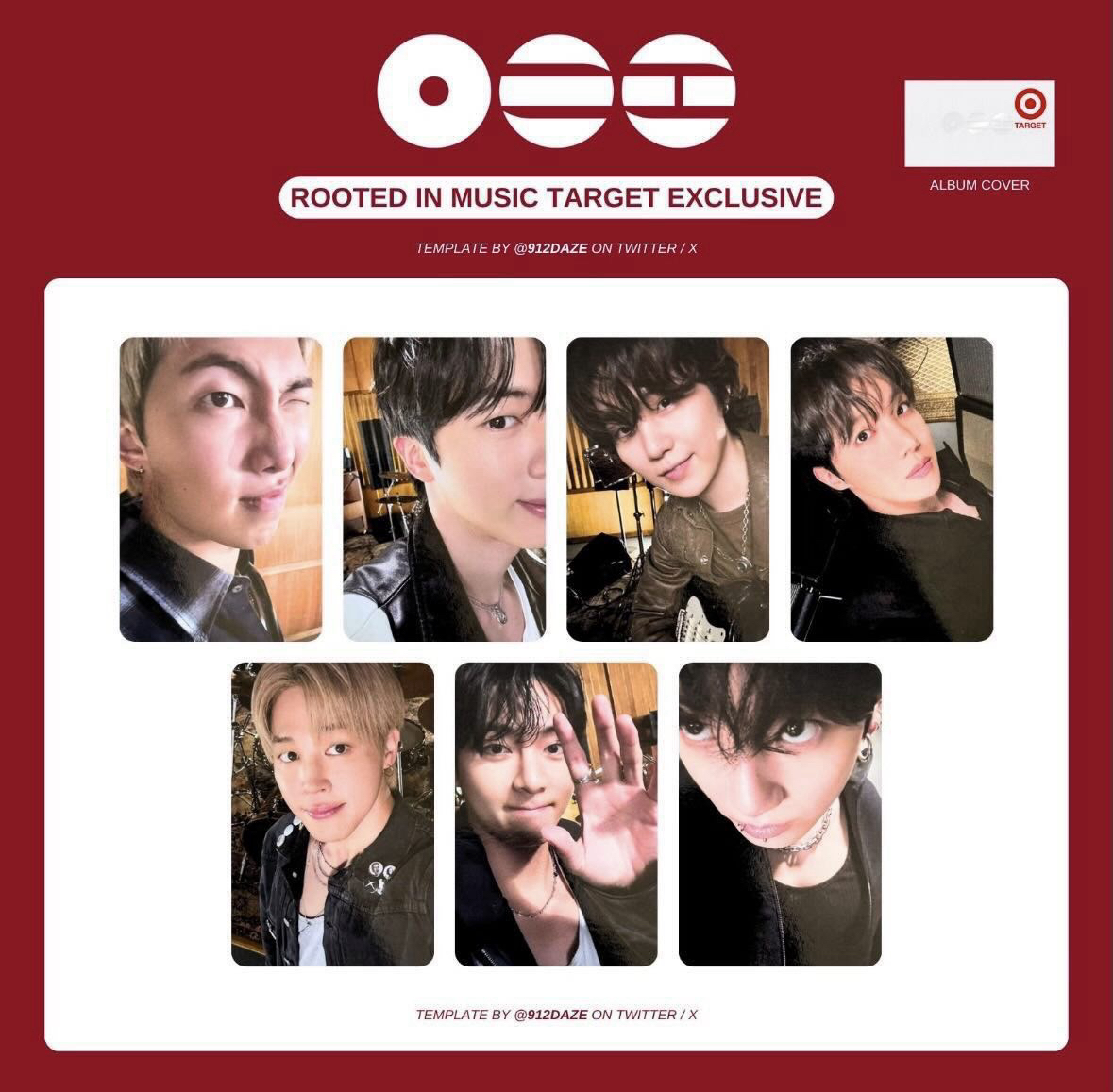 BTS target M版專卡