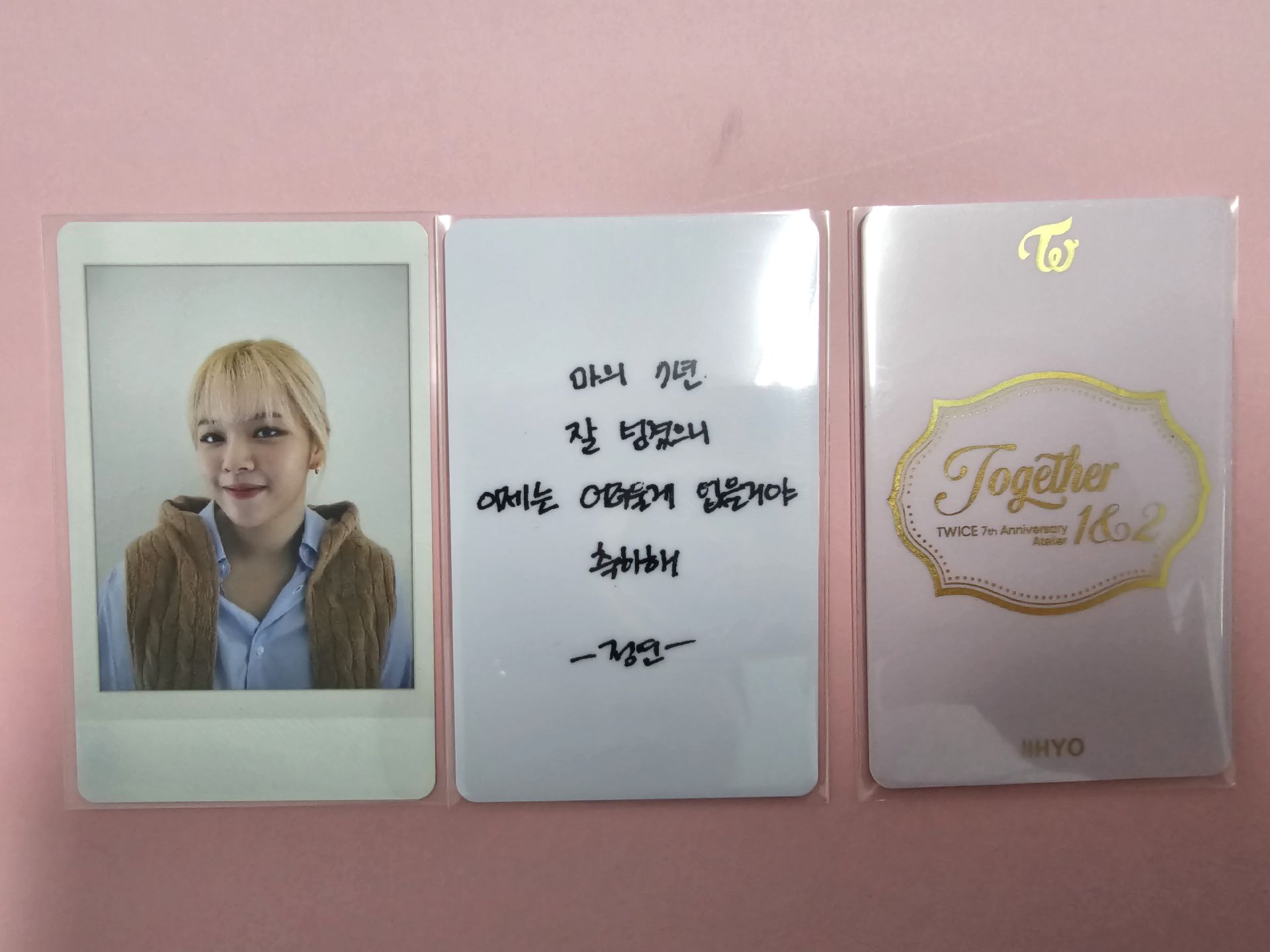 七周年幸運卡 拍立得 pvc硬卡 志效 定延