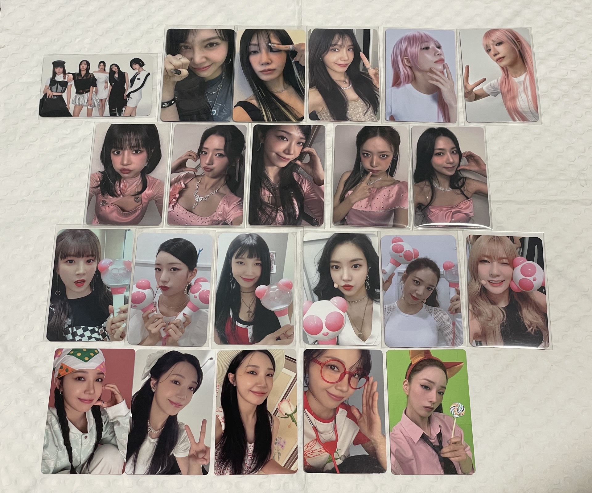 一代手燈小卡 普美韓國入場卡 場週隨機卡+高雄場入場卡 電子專卡 恩地生日會周邊卡