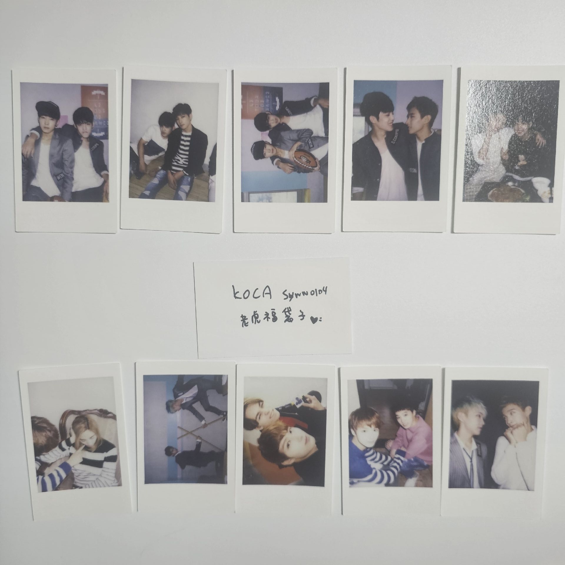 15’BOYS WISH C ver. 周邊卡 合照