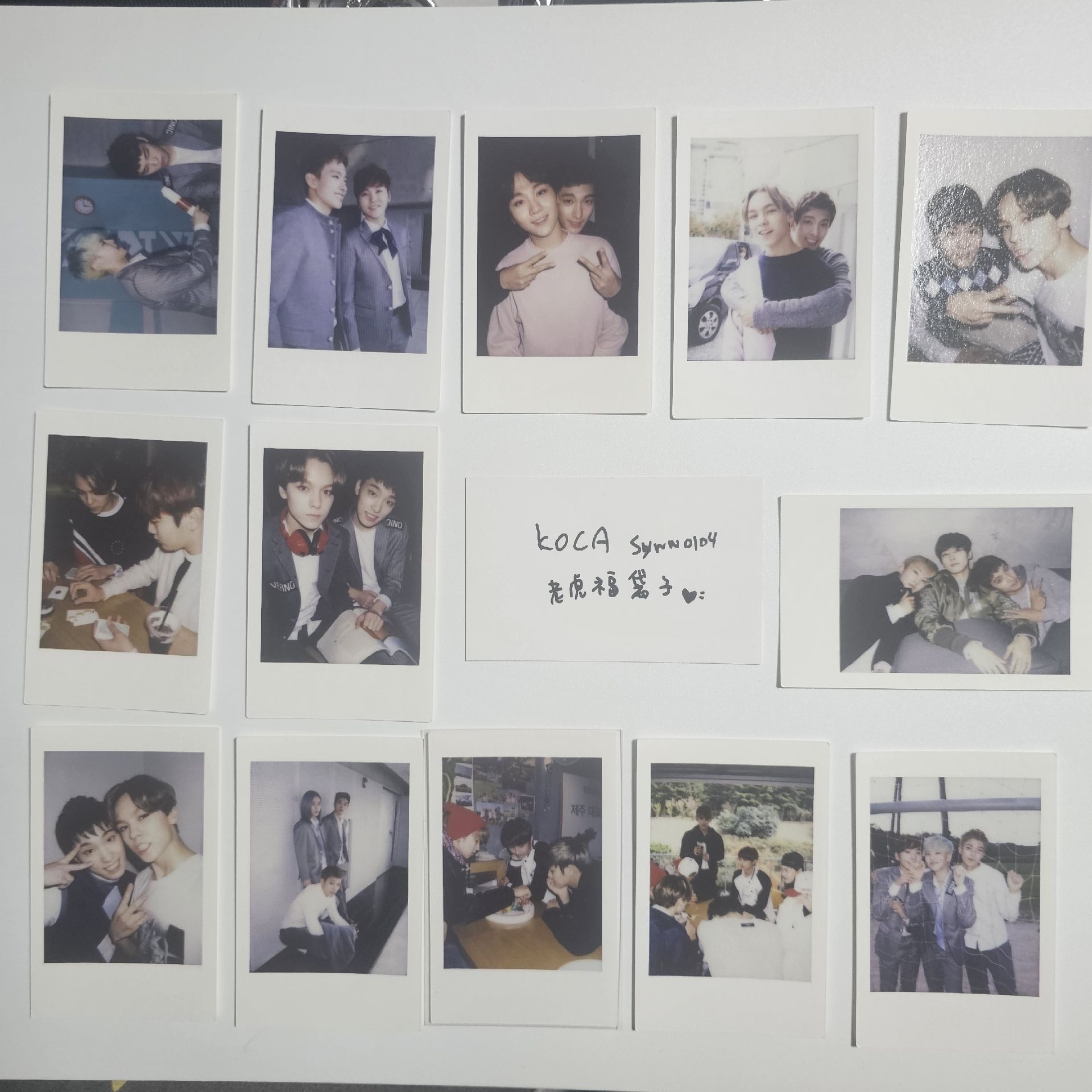 15’BOYS WISH C ver. 周邊卡 合照