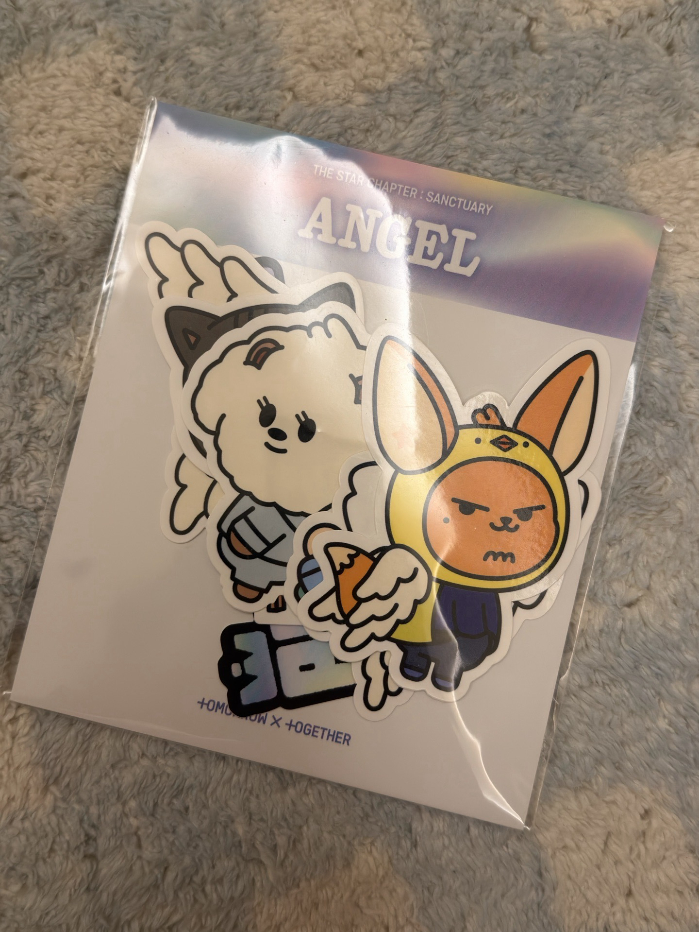 TXT 迷七 快閃 全新 角巴貼紙