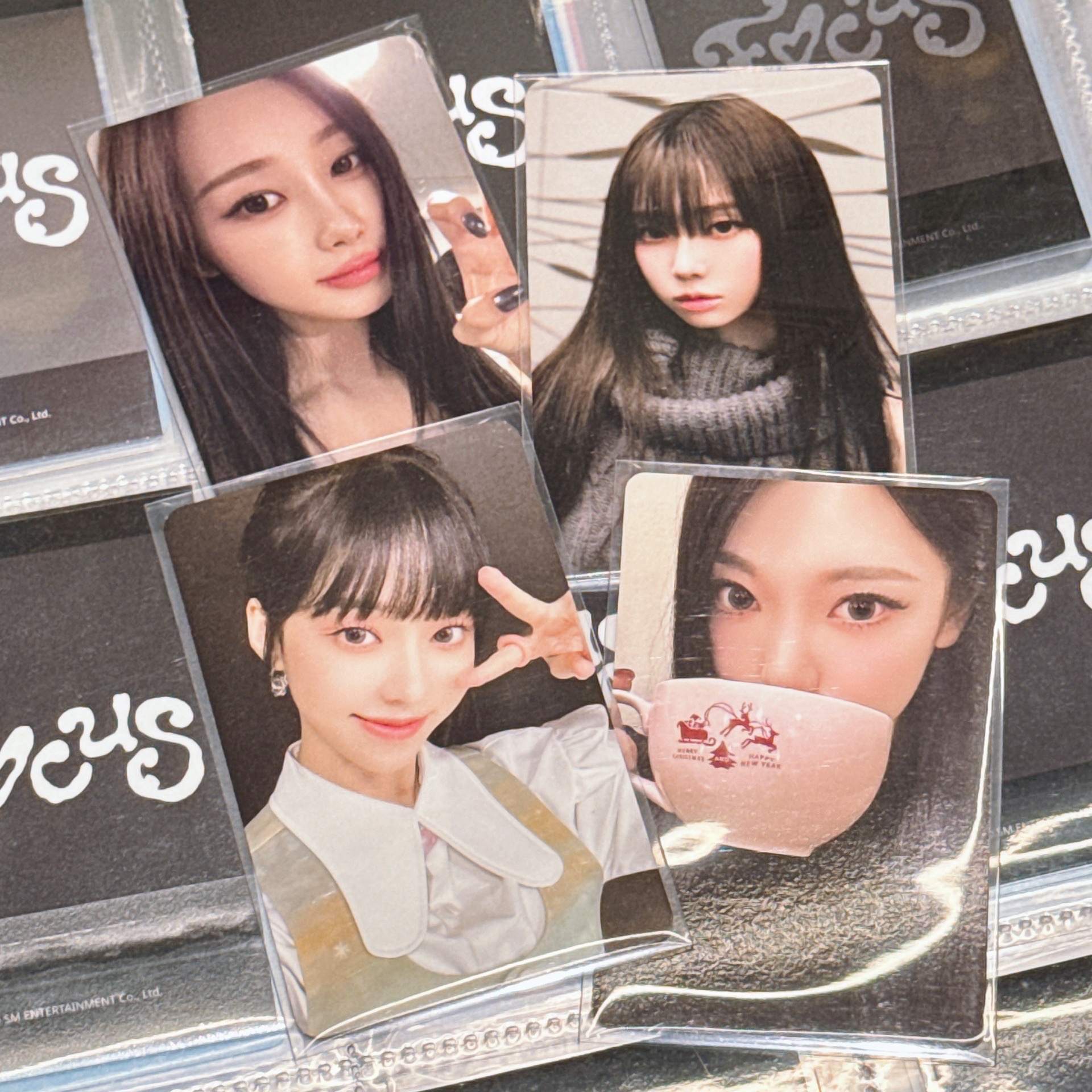 aespa Winter Ningning Giselle小卡 (四張一起)