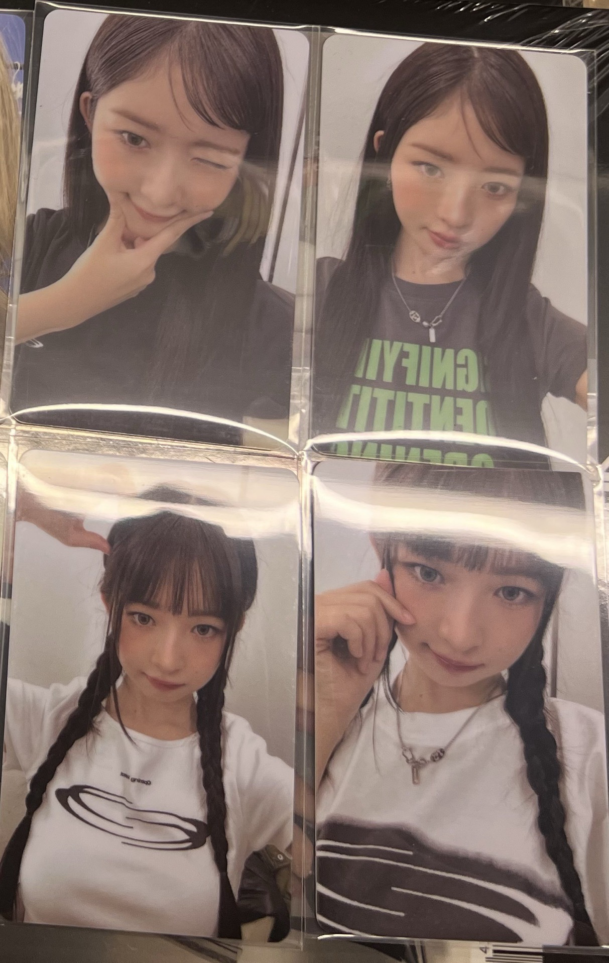 怜op代言卡一套四張