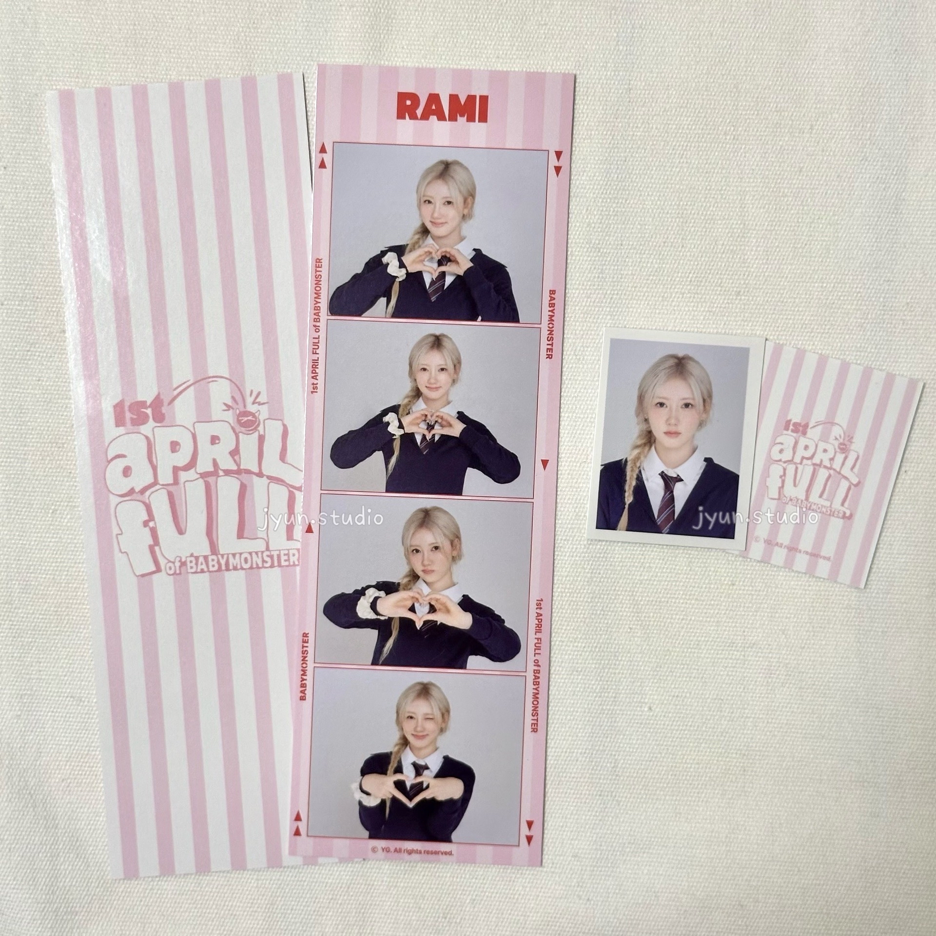 Rami 藍 [人生四格+證件照] 一週年紀念週邊