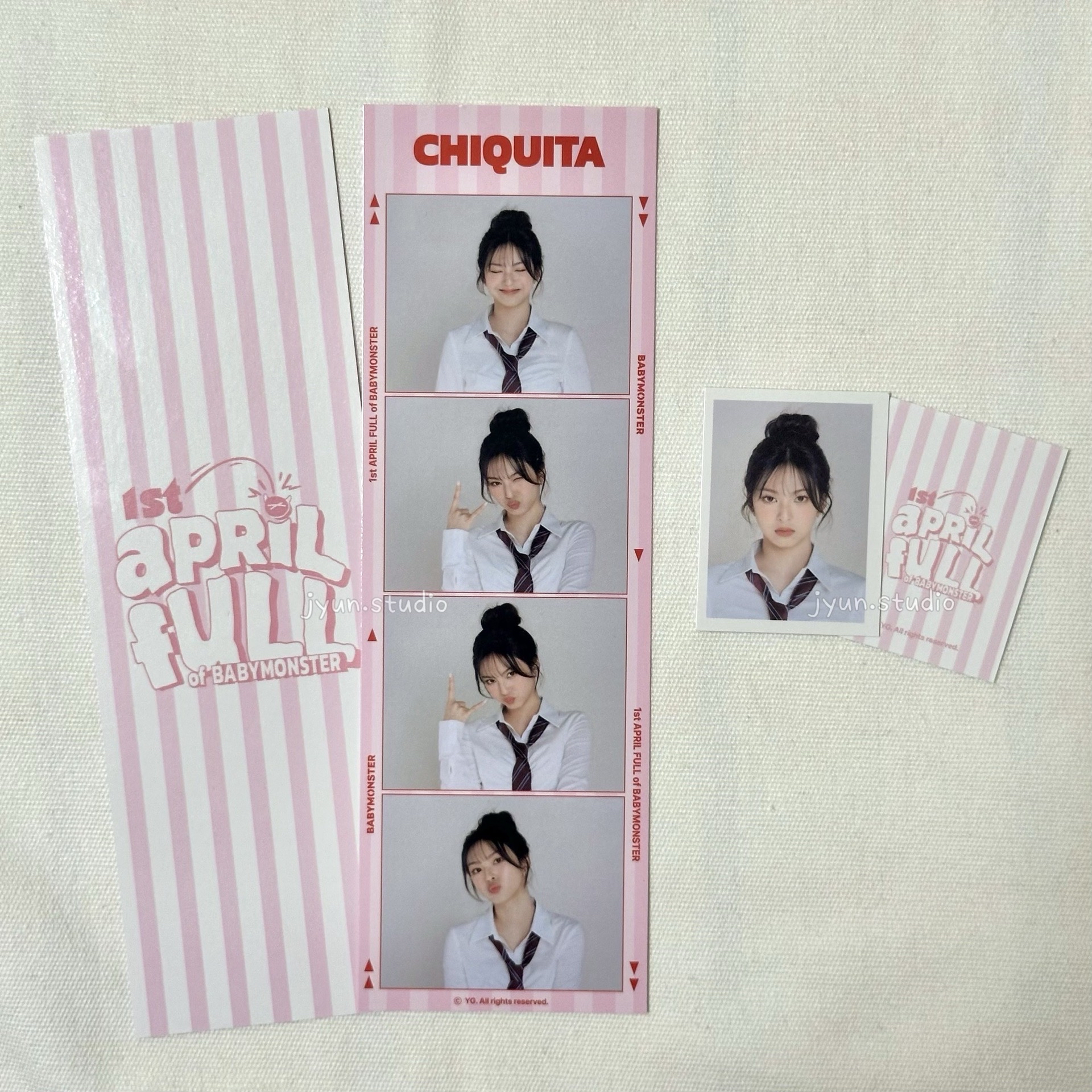 Chiquita 柒 [人生四格+證件照] 一週年紀念週邊