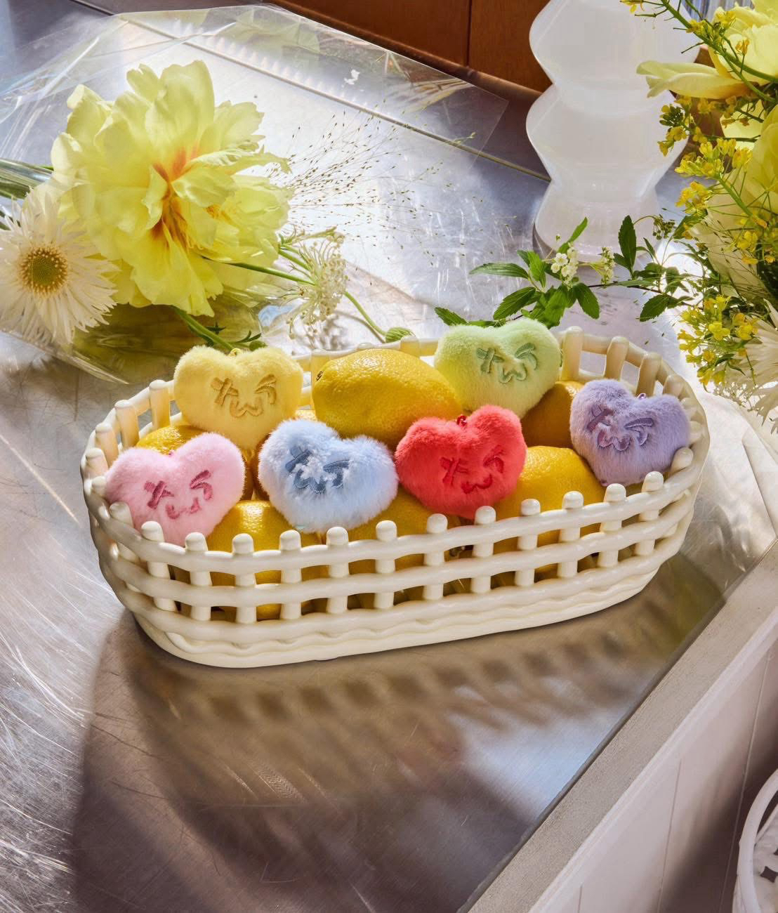 TWS 迷五 萌萌繽紛小愛心吊飾娃娃