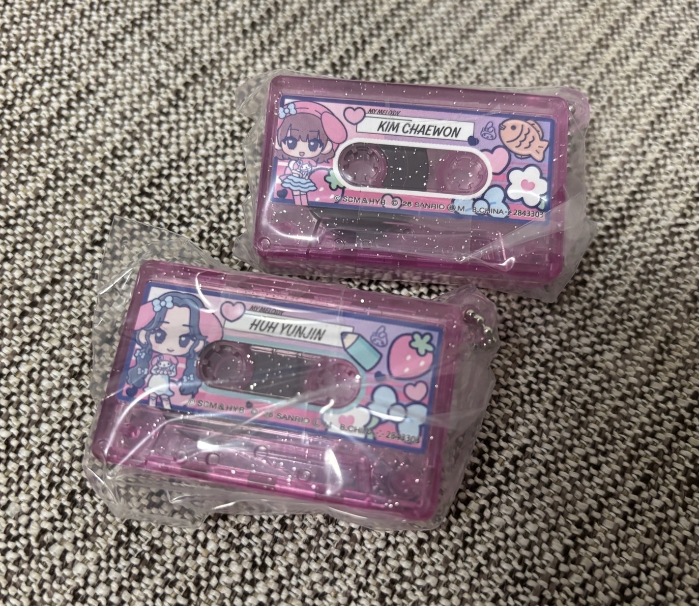 BANDAI 吊飾 扭蛋 迷你卡帶 采源 櫻花 一葉 允真