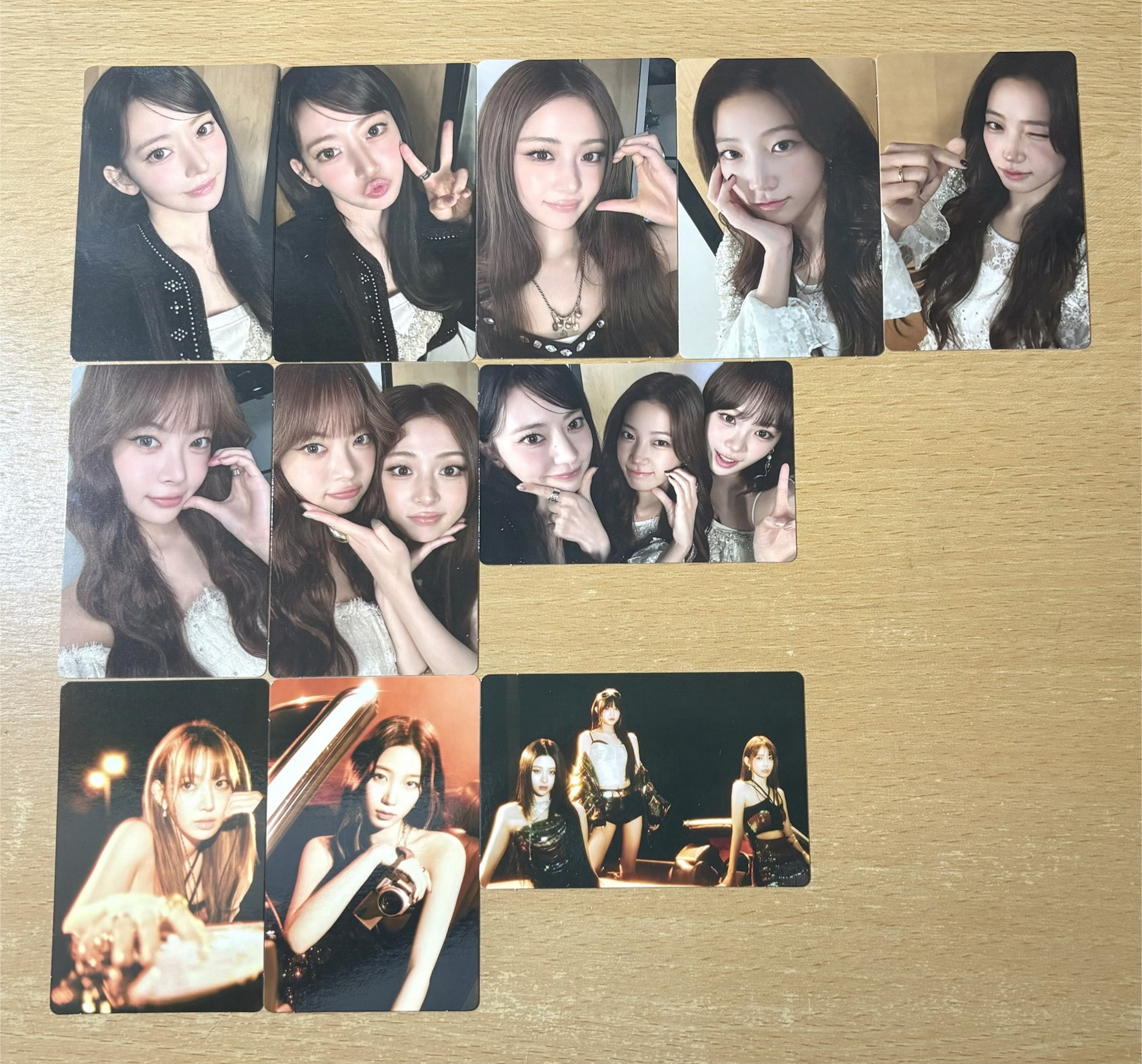 LE SSERAFIM EASY CRAZY HOT 韓國 首爾 安可 采源 櫻花 允真 一葉 恩採 團體 隨機卡 小卡