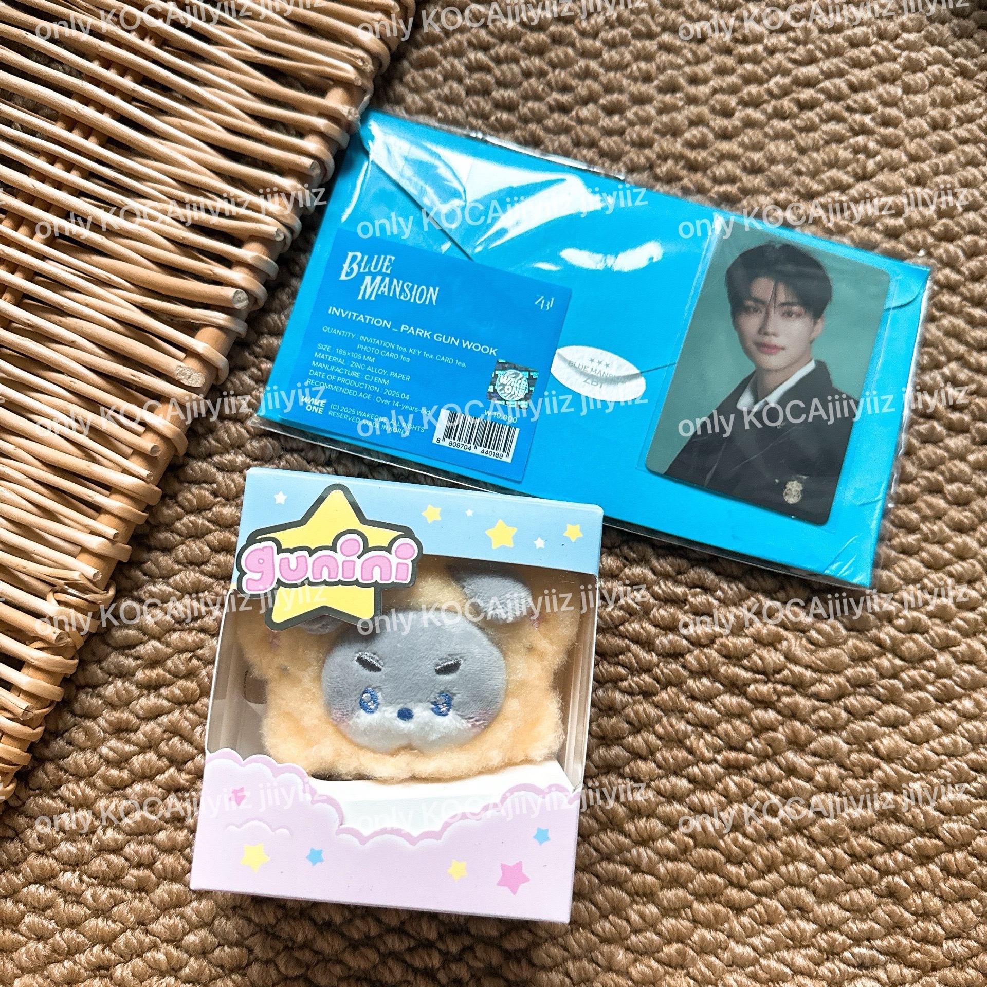 Zerobaseone ZB1 Zeroni 乾旭 星星娃+鑰匙小卡組