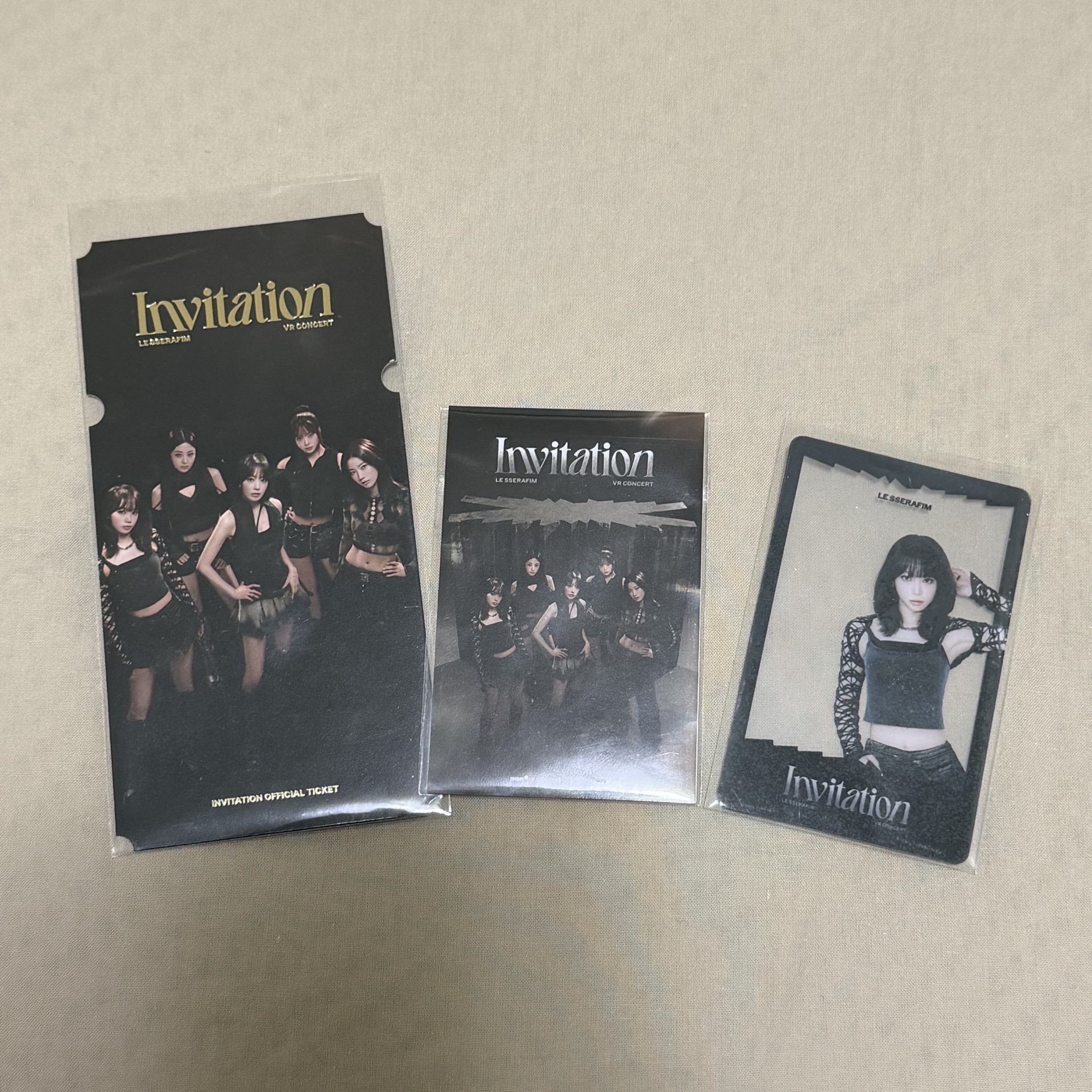 LE SSERAFIM VR演唱會票卡+采透卡 現貨