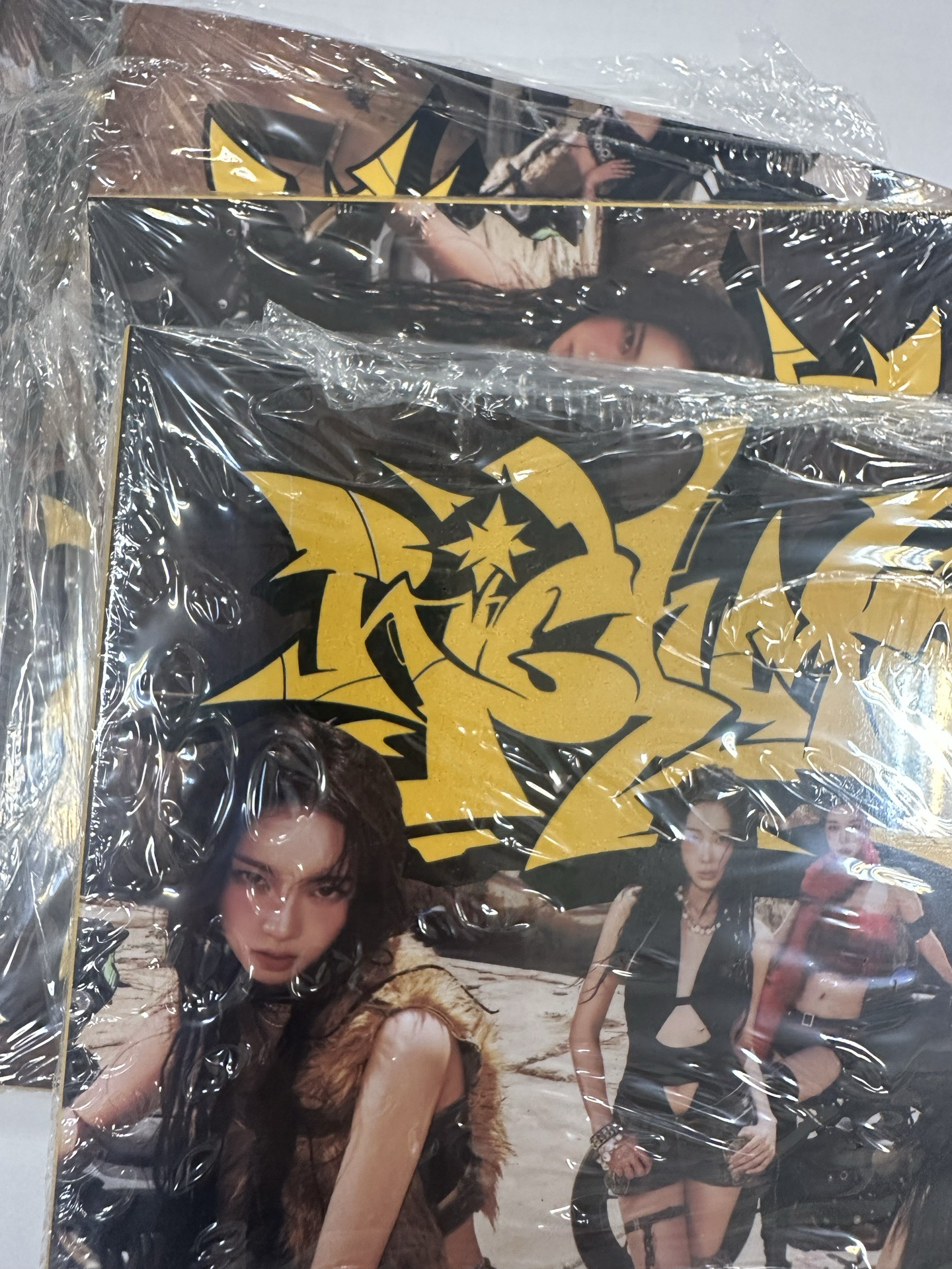 aespa 日巡紀念幸運卡 hmv 全員+四張未拆專輯