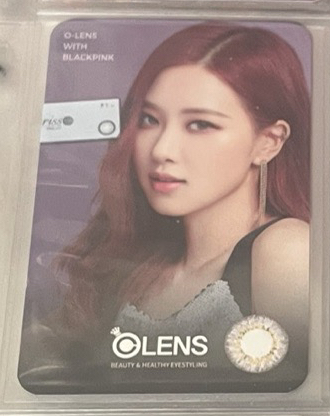 BLACKPINK ROSÈ OLENS 代言卡 1.0 多帶5