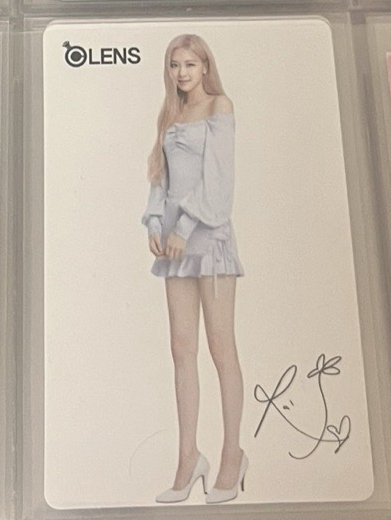 BLACKPINK ROSÈ OLENS 代言卡 2.0 全身 多帶7