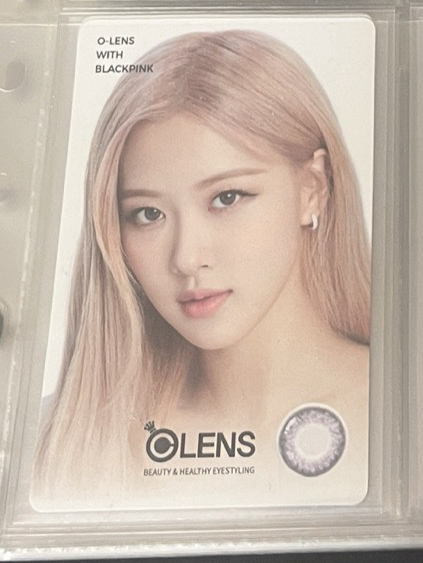 BLACKPINK ROSÈ OLENS 代言卡 2.0 半身 多帶7