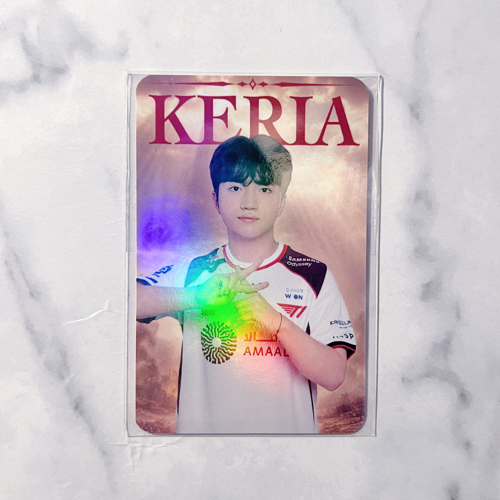 現貨 Keria T1 海底撈 聯名小卡 特別閃卡版