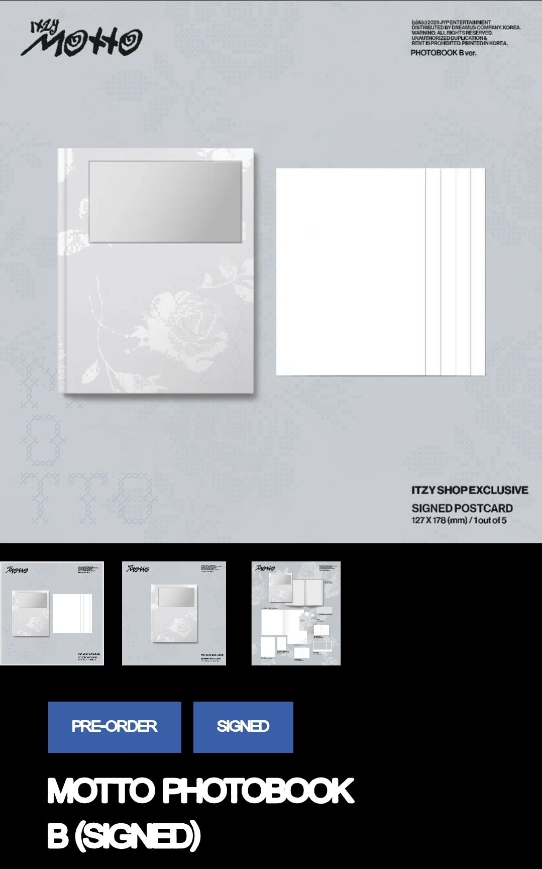 ITZY親簽版MOTTO