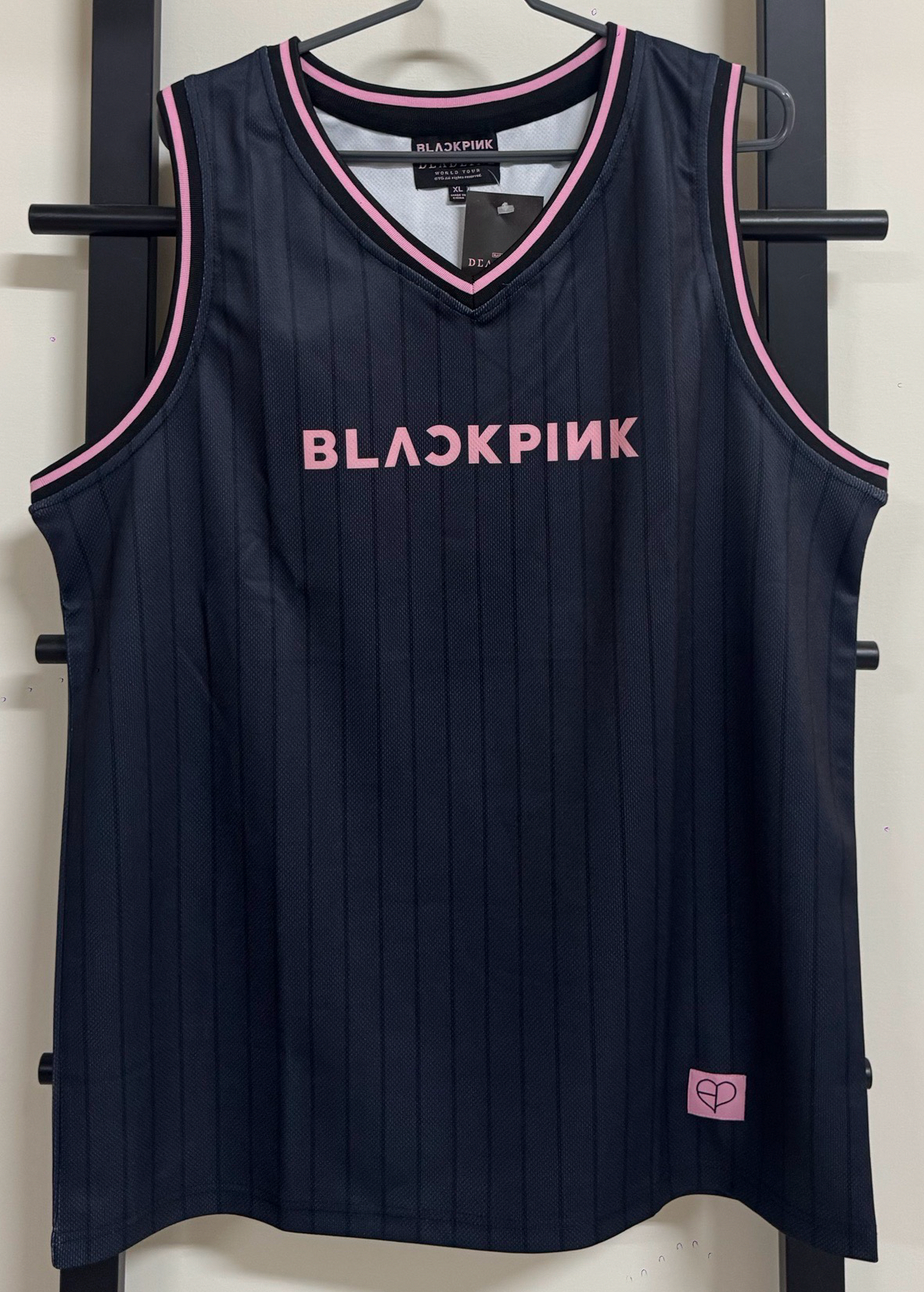 BLACKPINK-黑色籃球背心XL