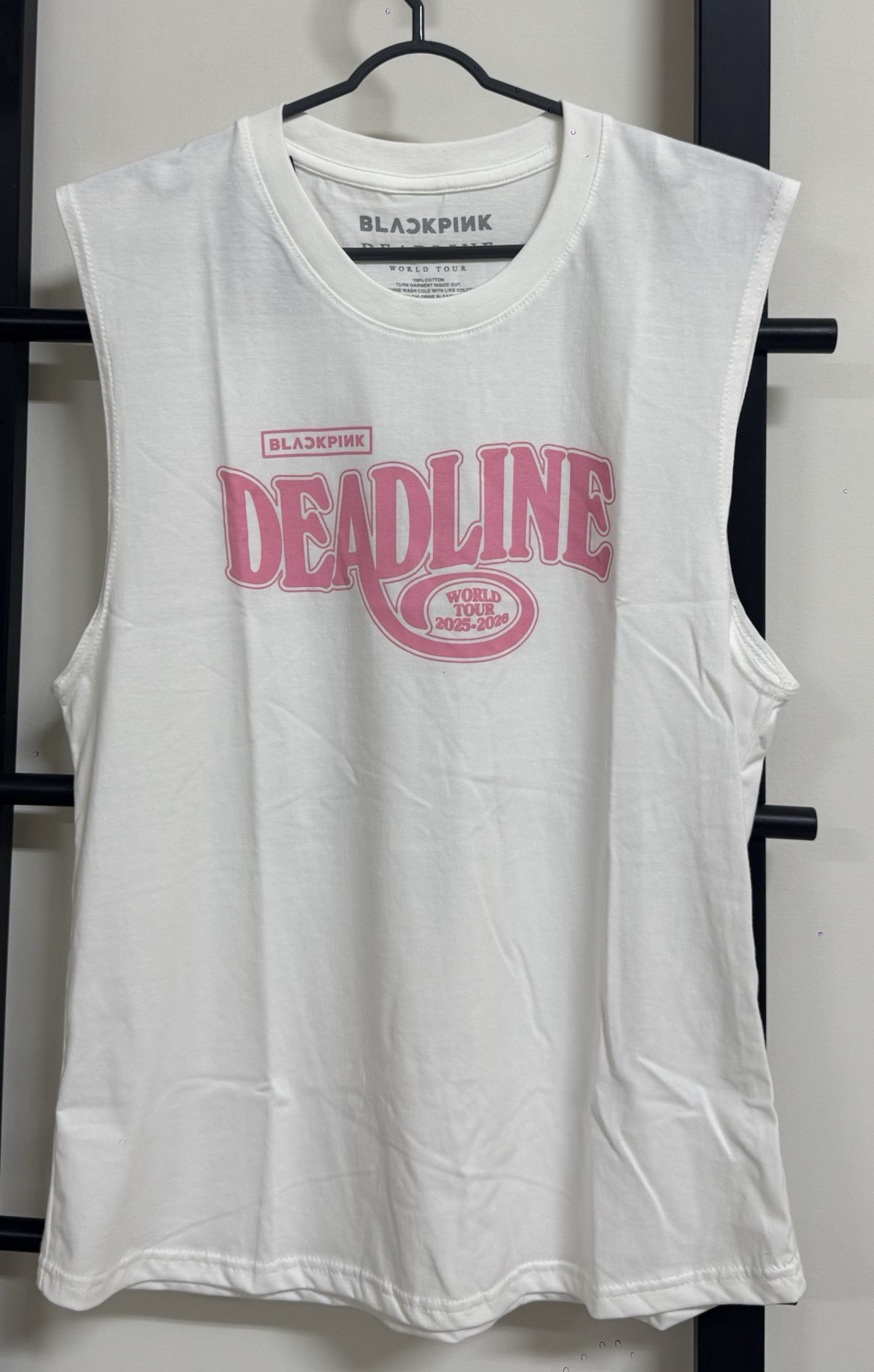 BLACKPINK-3巡白色背心（2XL)