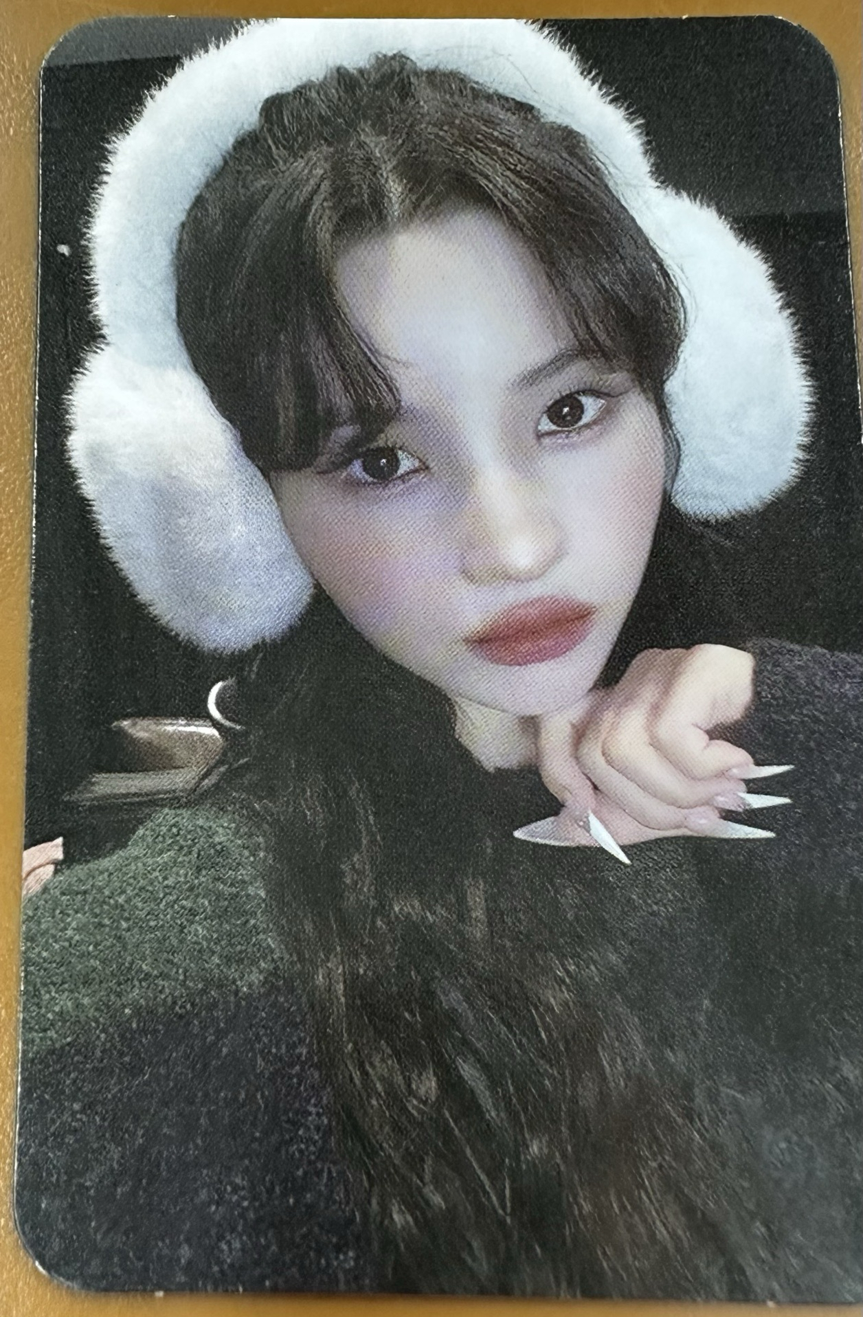 I-DLE 正規二快閃 滿額卡 耳罩娟