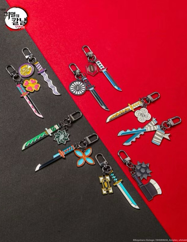 鬼滅之刃 韓國電影院日輪刀吊飾 