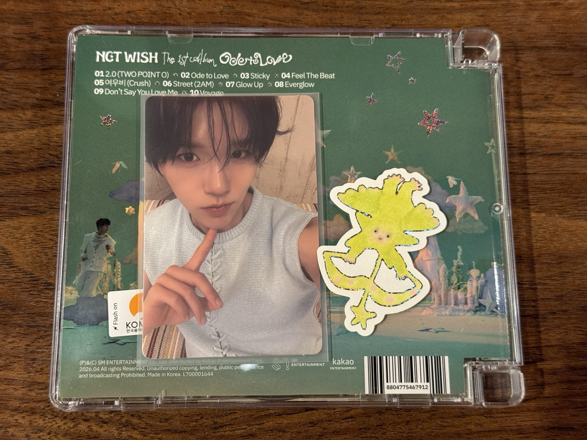 Ode to love JC 團封專卡樹🌳+貼紙