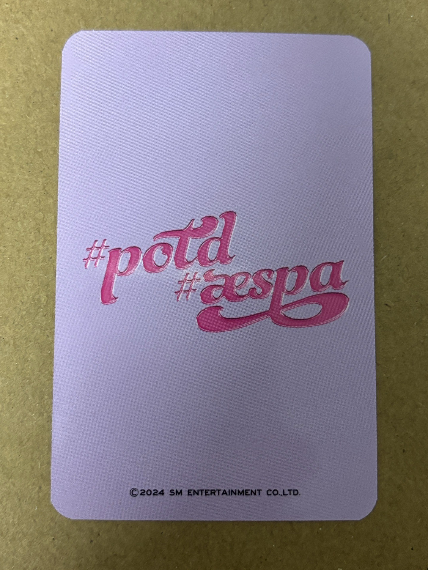 aespa Karina 柚子 #potd展會 周邊卡 #potd 泰國展會限定衣服柚 柚-149