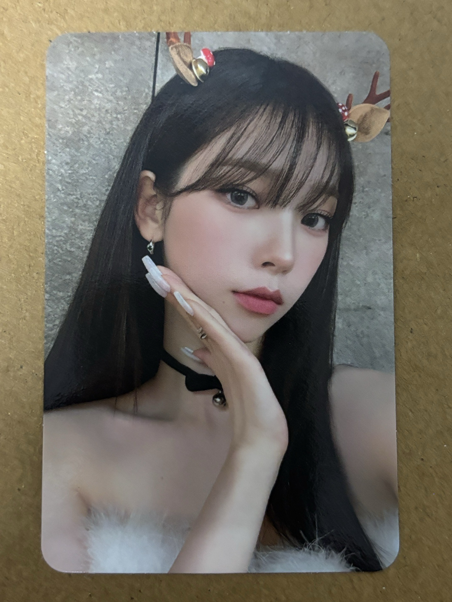 aespa Karina 柚子 22聖誕 隨機卡 20 托臉柚 柚-158