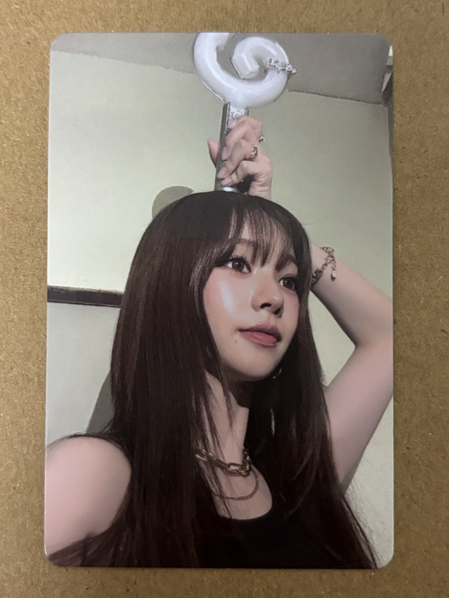 （瑕）aespa Karina 柚子 周邊卡 手燈卡3.0 柚-132