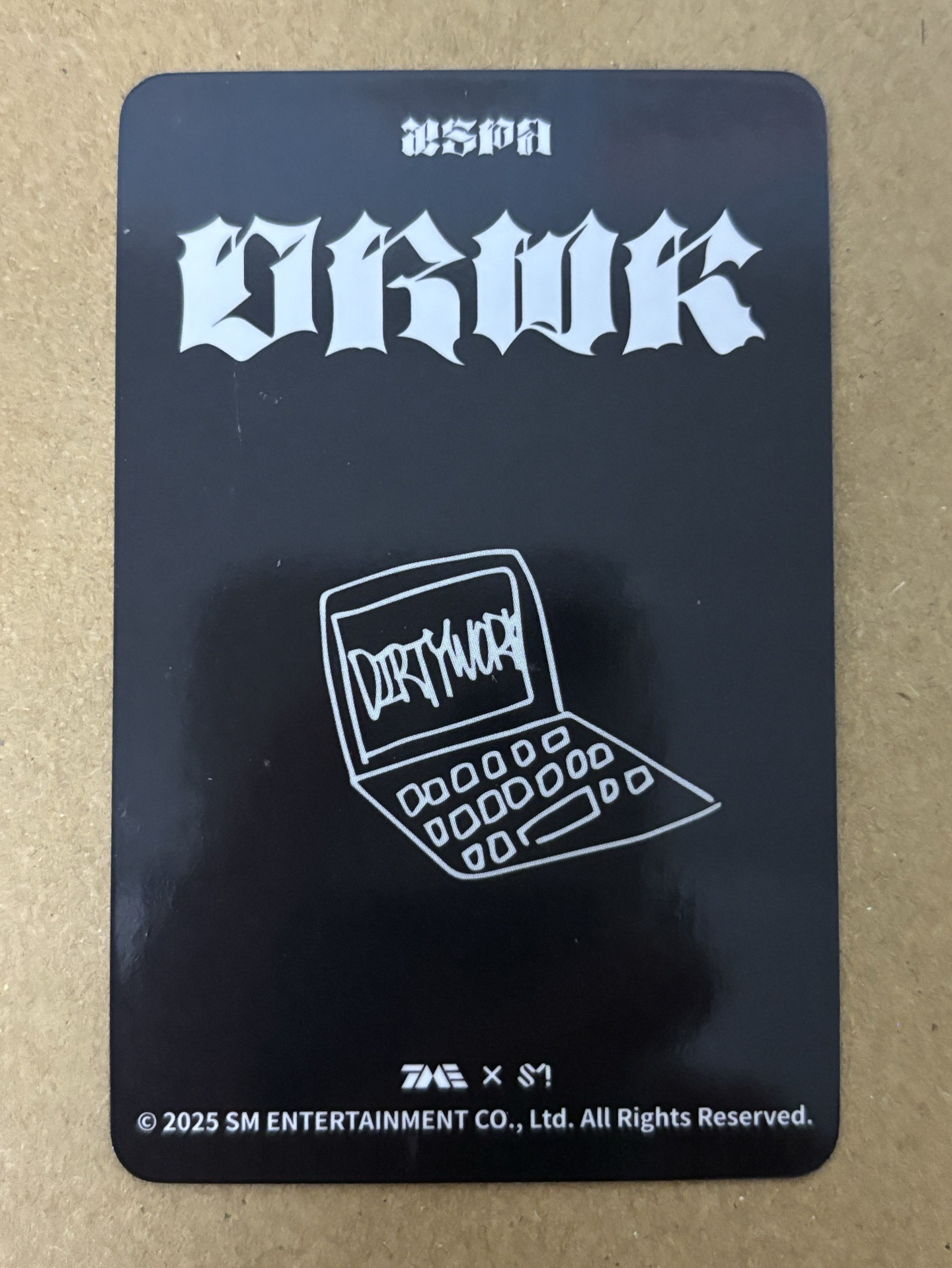 aespa Karina 柚子 Dirty Work QQ音樂 星光卡 三星柚 柚-165