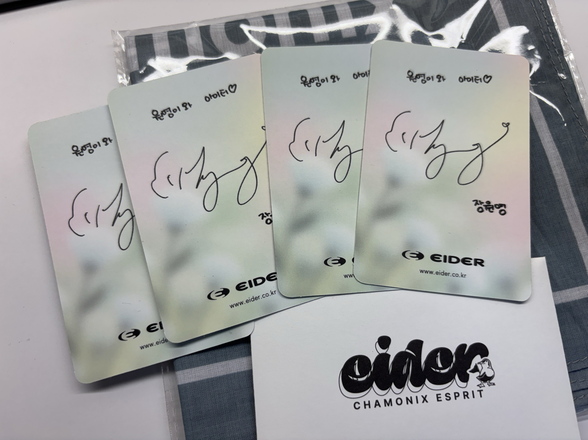 IVE eider 4.0 小員 代言卡