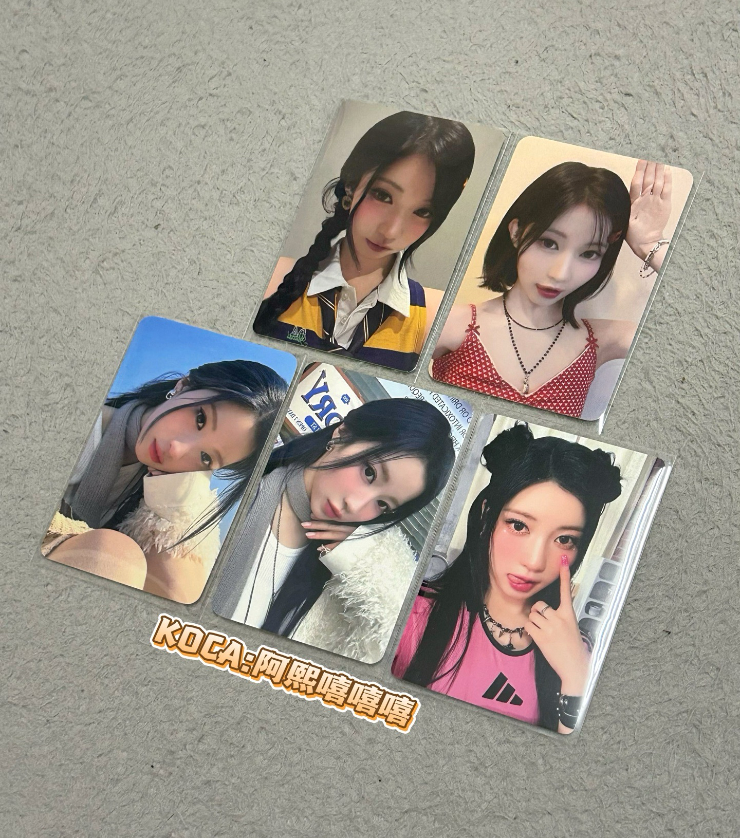 BABYMONSTER 角小盤五張不拆