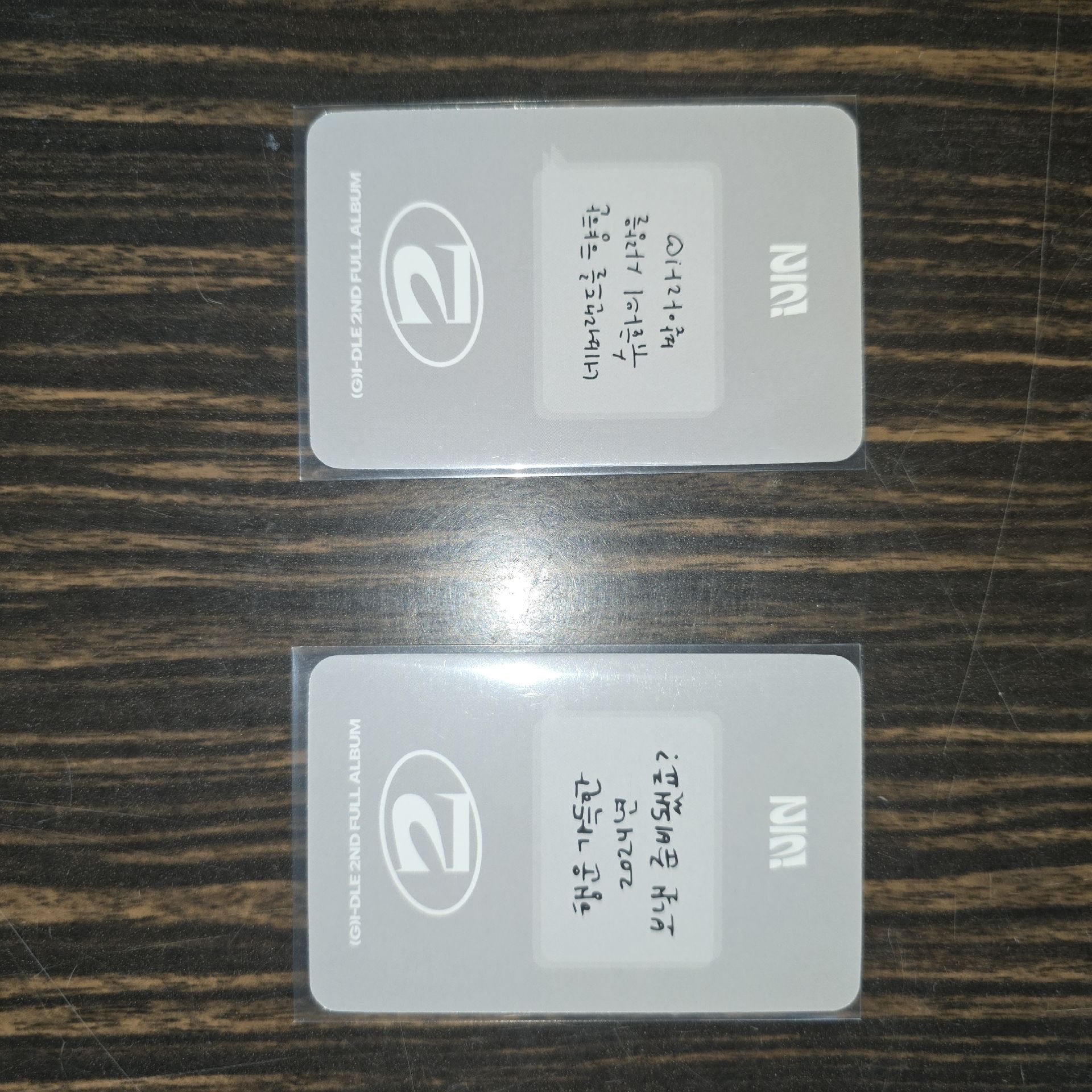 i-dle 正二 TWO AM2.0線上簽售特典卡