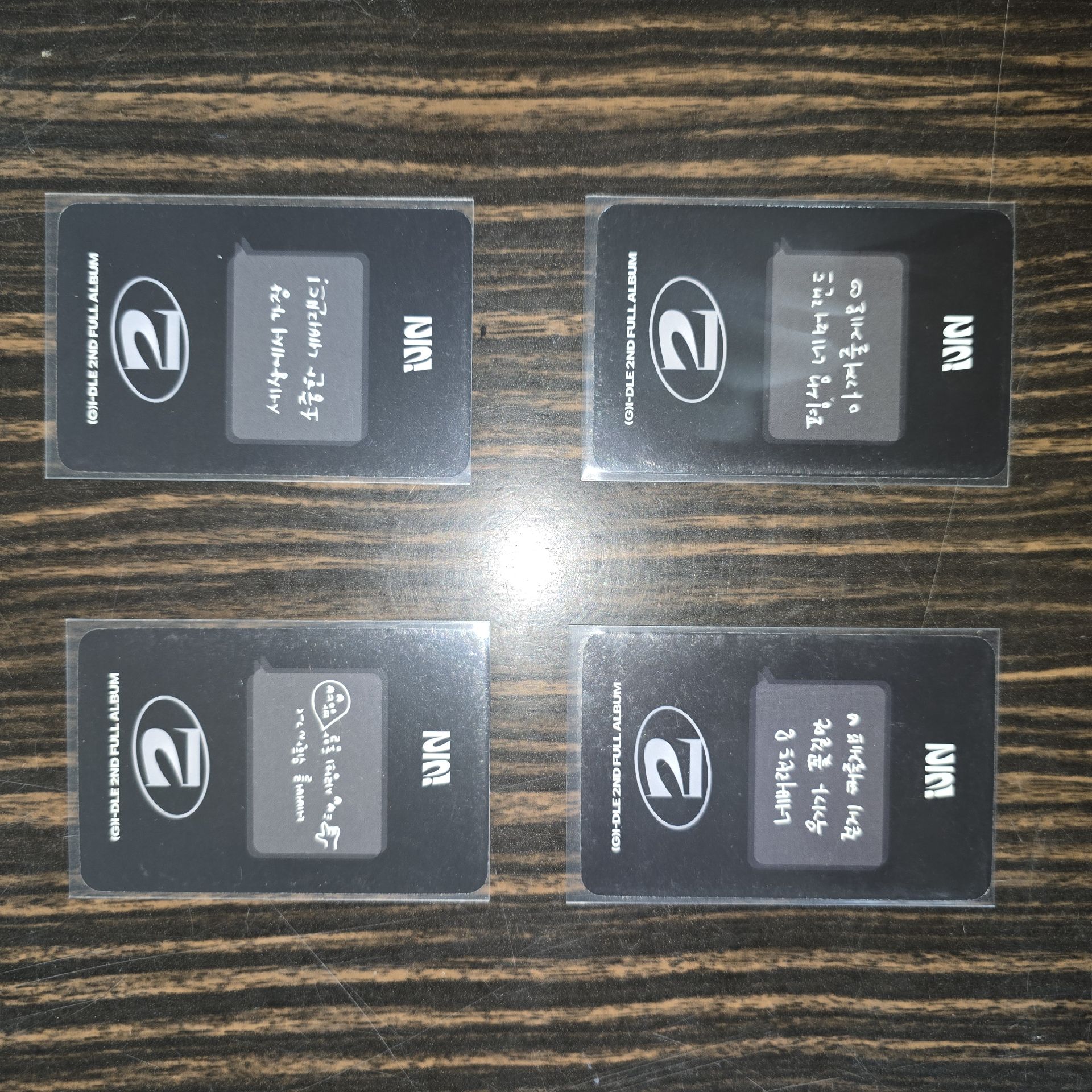 i-dle 正二 TWO AM2.0 線下簽售特典卡