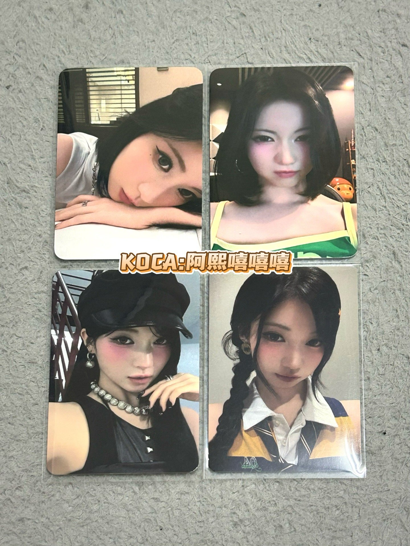 BABYMONSTER 角小盤四張不拆