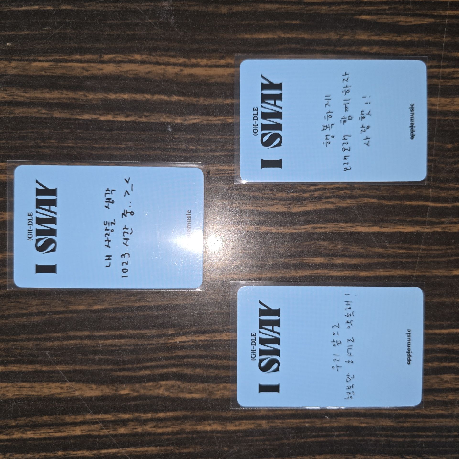 i-dle 迷七 I SWAY AM3.0線下簽售特典卡