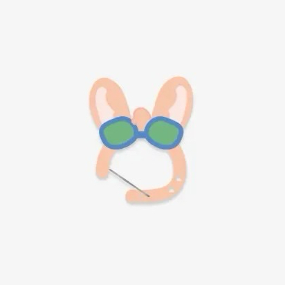 SUPER JUNIOR 銀赫 FANCON 兔子登山扣