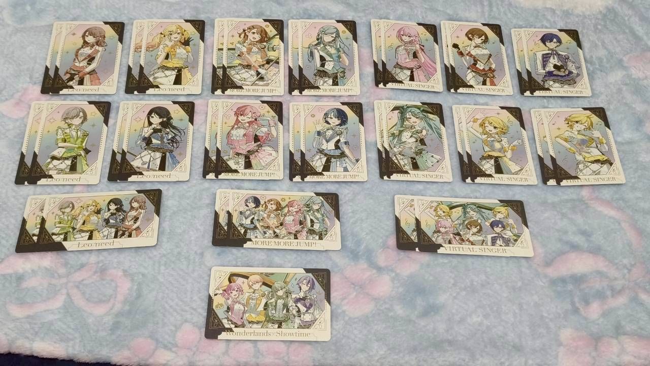 世界計畫 感謝祭小卡 三麗鷗 新團服 ep