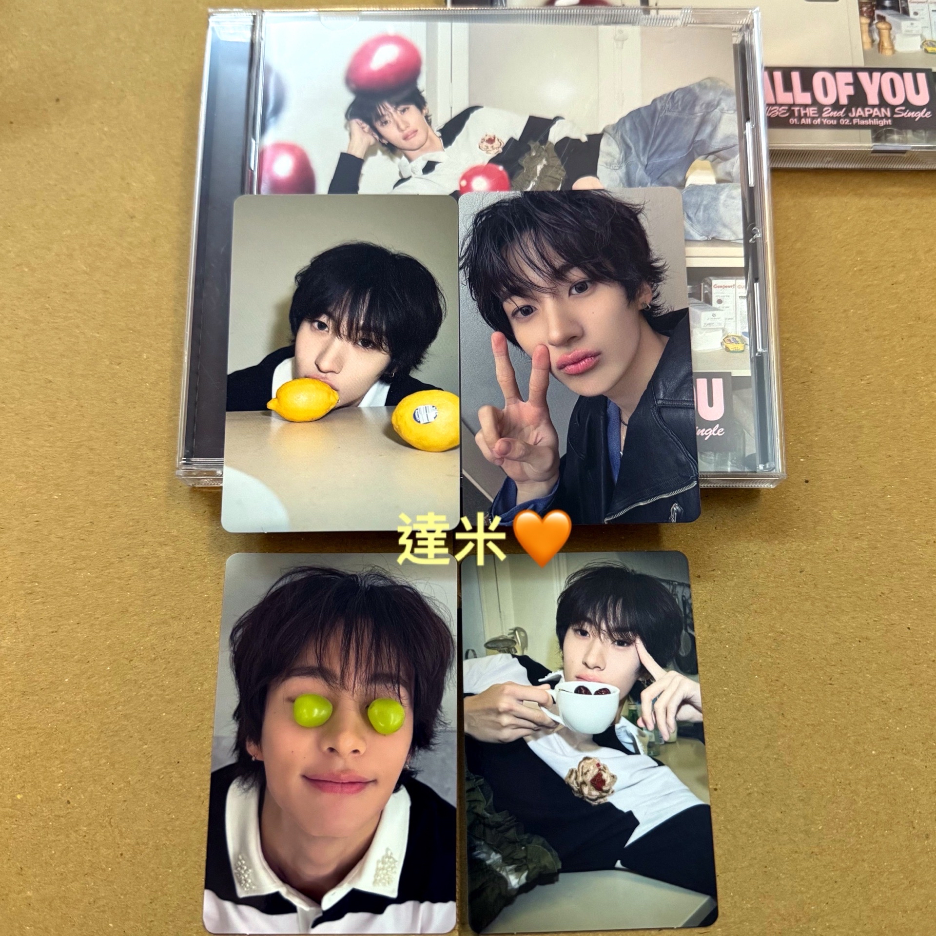 日專 All Of You 安封+4張小卡