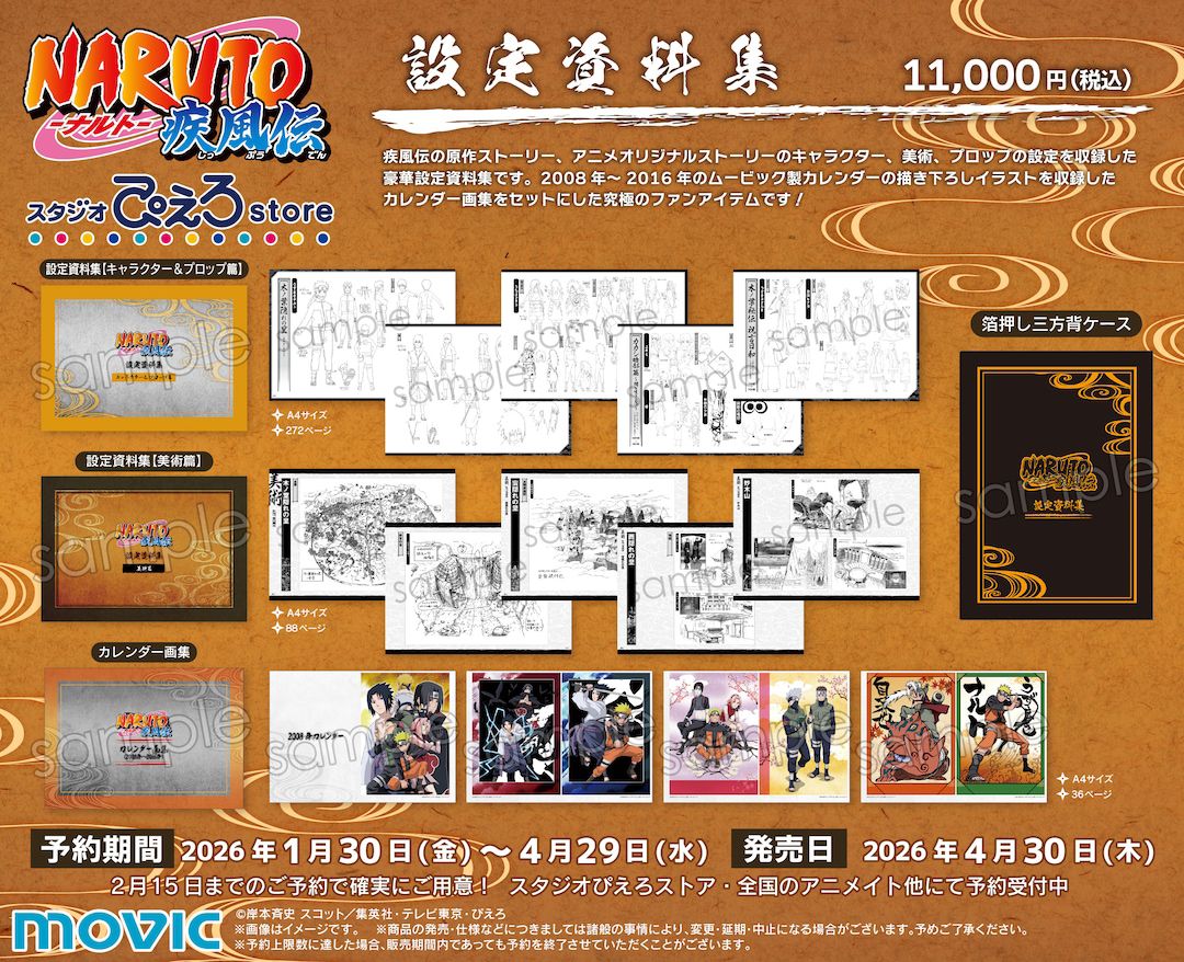 疾風伝 動畫 設定資料集