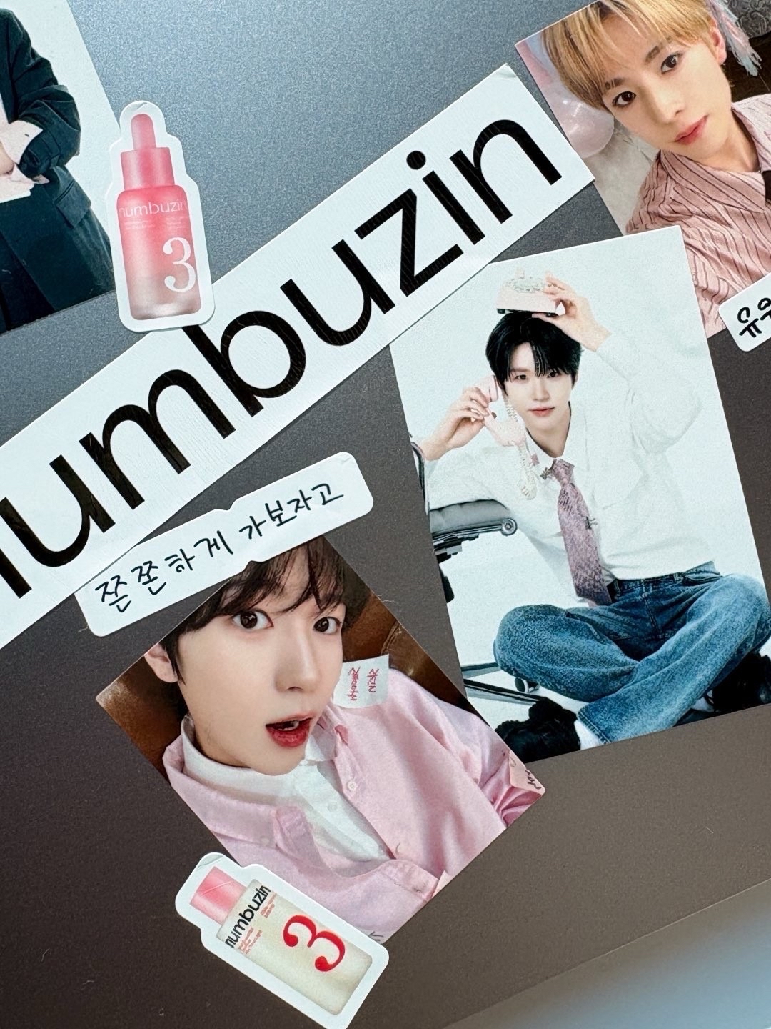 Numbuzin 自拍貼紙三張一組