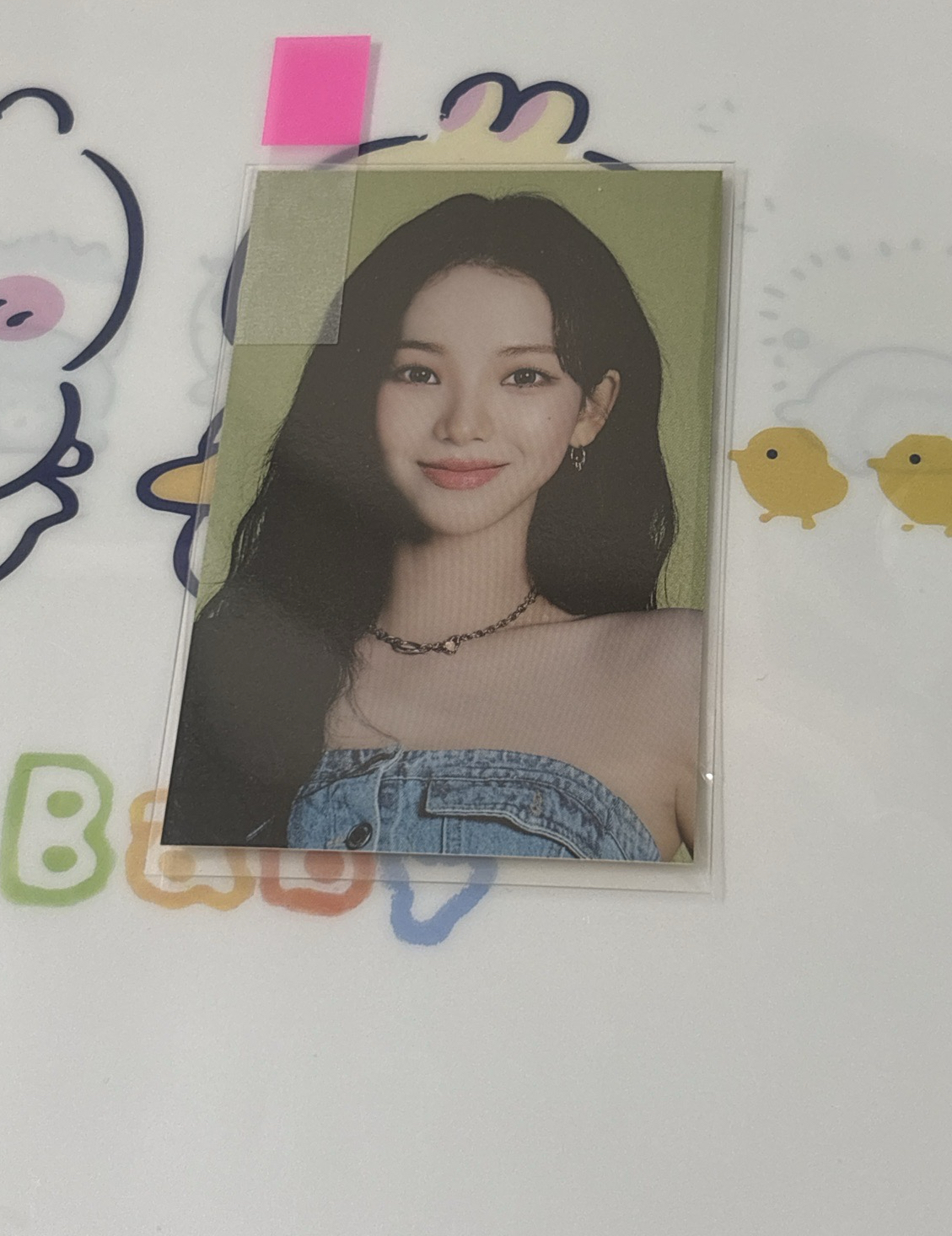 aespa 劉知珉 Karina 展會隨機卡柚 綠底官拍 柚 