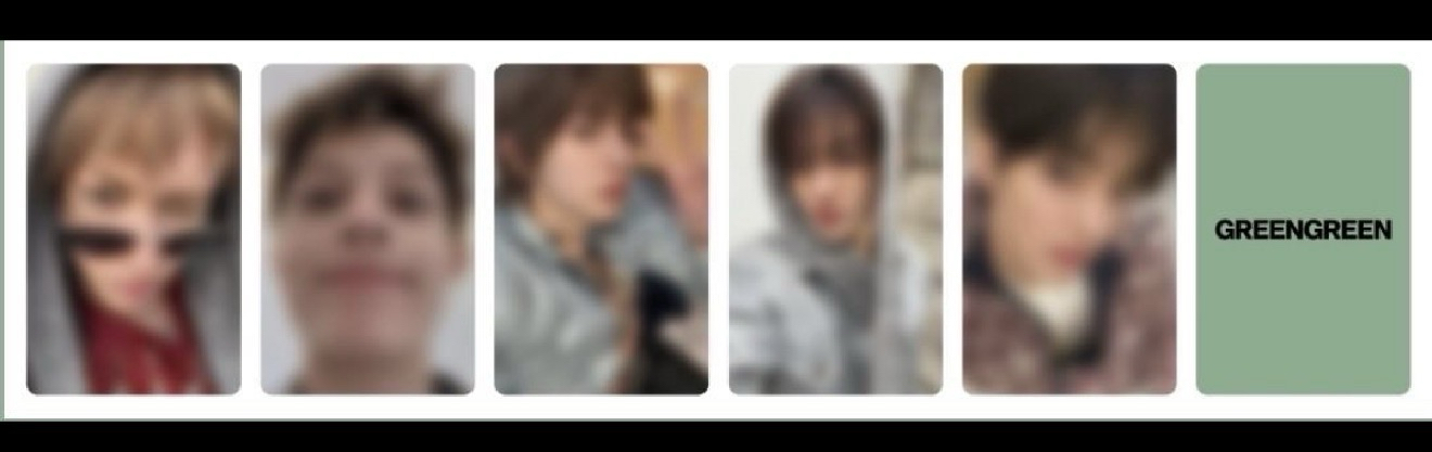  CORTIS 迷二 日咖 預售 特典卡 （一套五張）