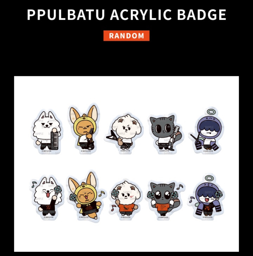 MOA CON 隨機角巴兔壓克力徽章