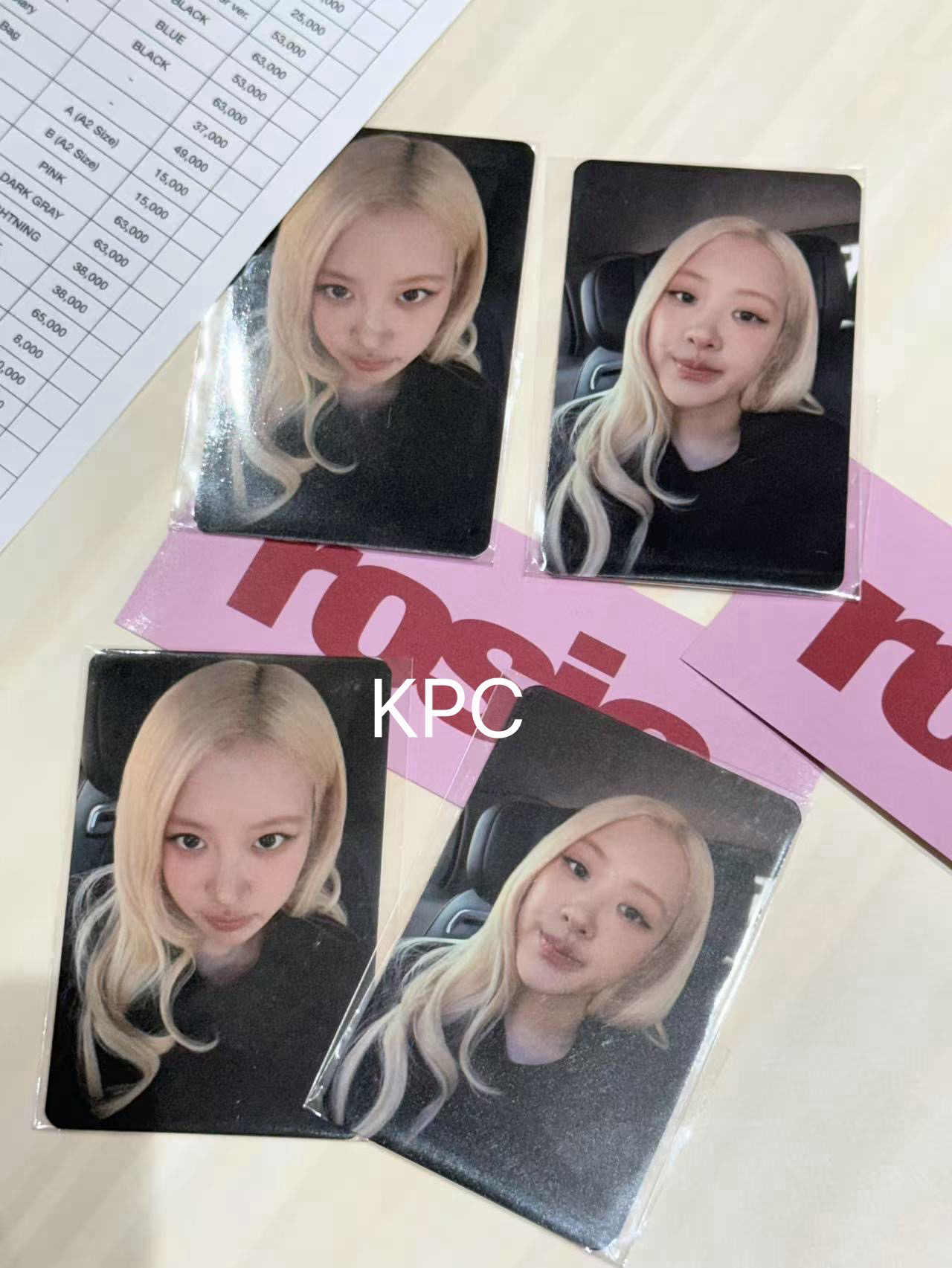 現貨 BLACKPINK ROSÉ 釜山快閃 滿額卡