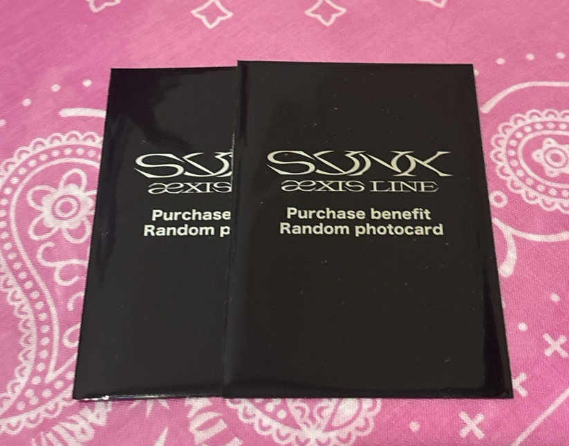 標價2張 aespa蛋巡未拆滿額卡