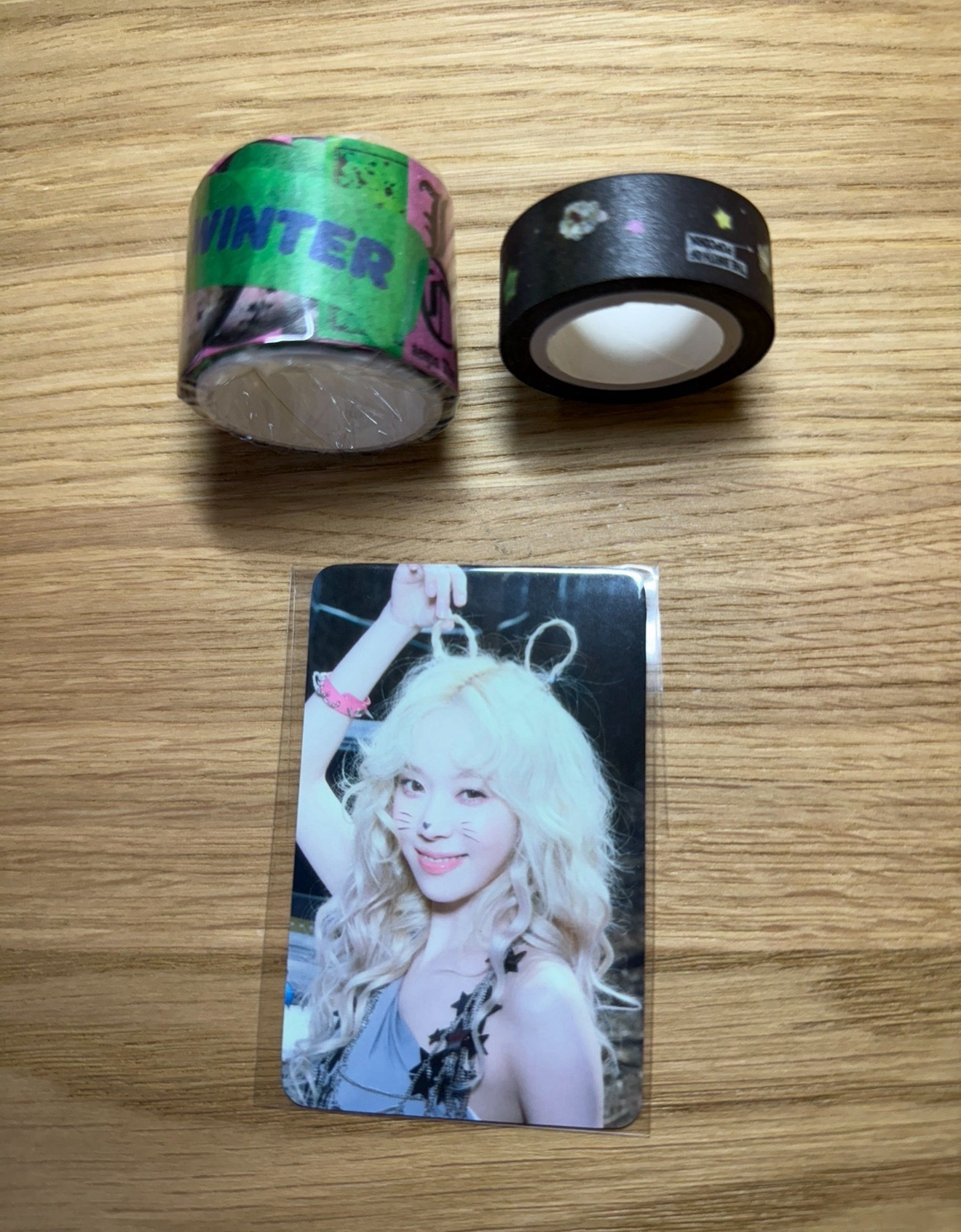 紙膠帶特典小卡組（winter兩款紙膠帶+小卡）