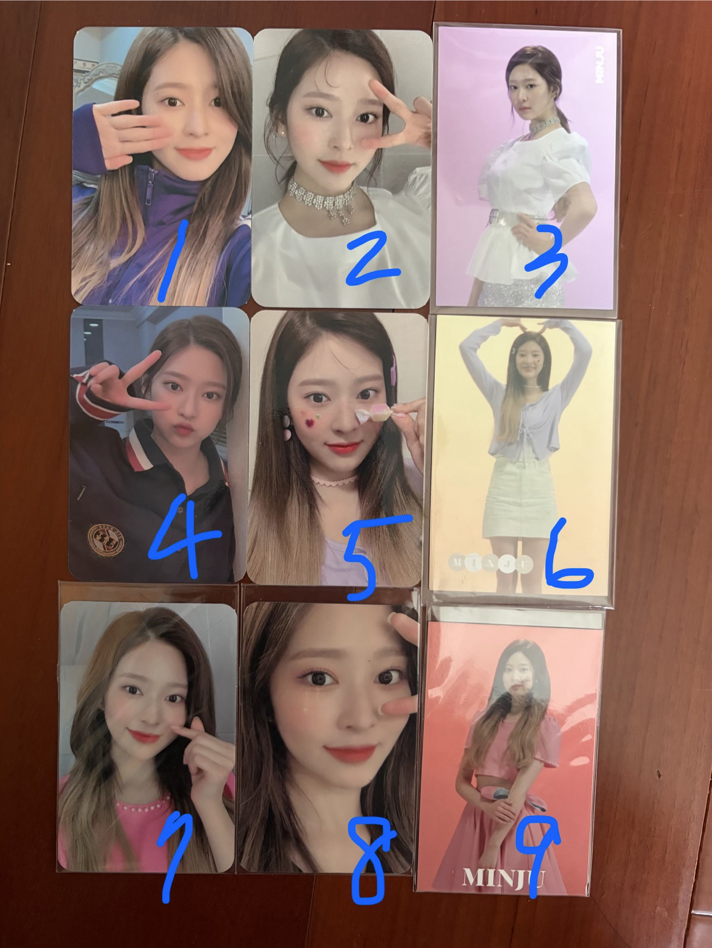 珉周 IZ*ONE 時期 Oneiric Diary 專輯卡