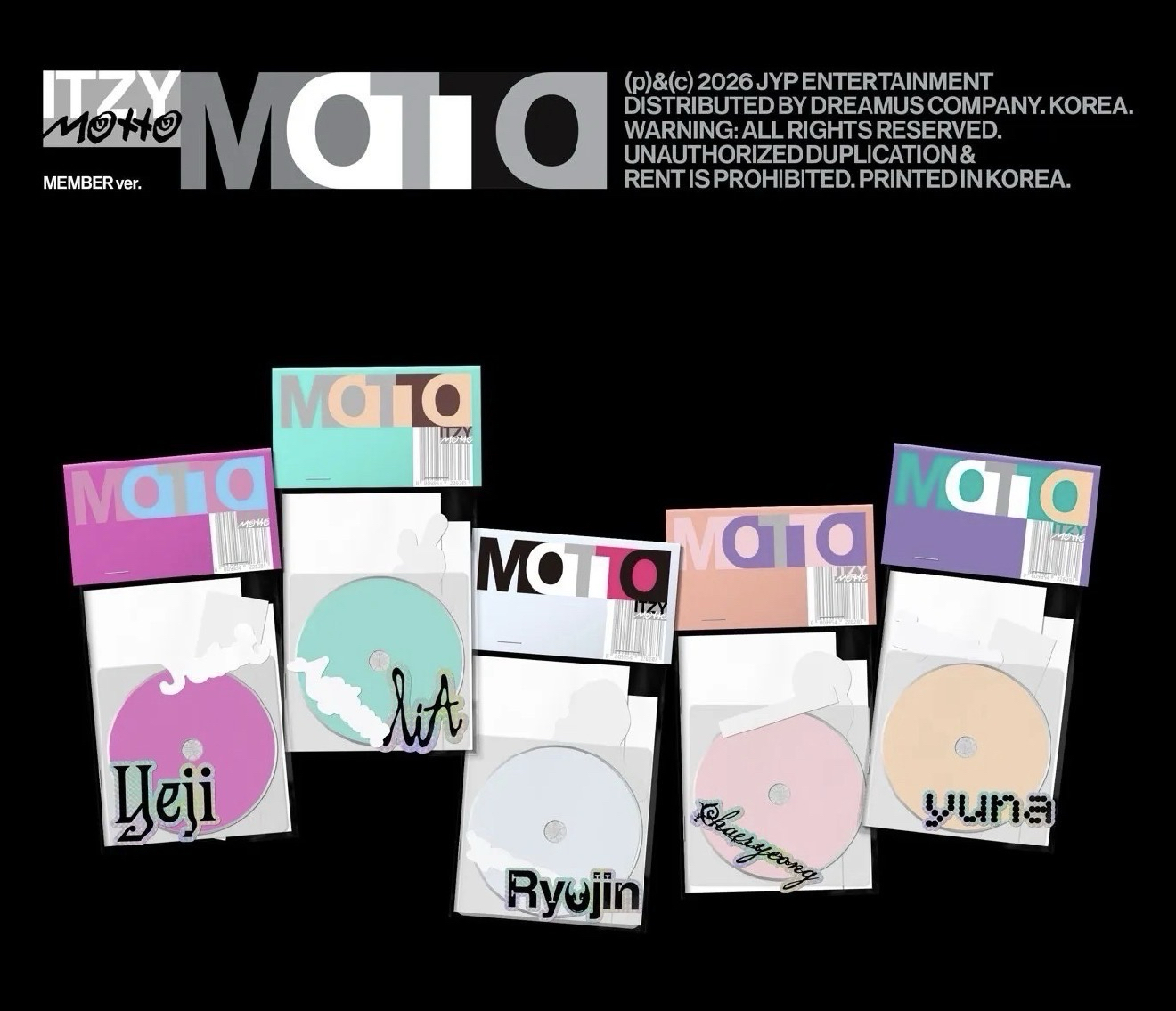 itzy mini12未拆專含預售禮