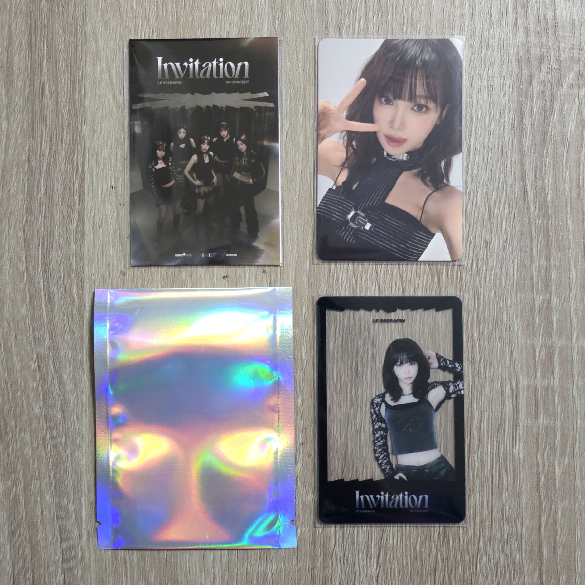 LE SSERAFIM VR電影 采源小卡、透卡